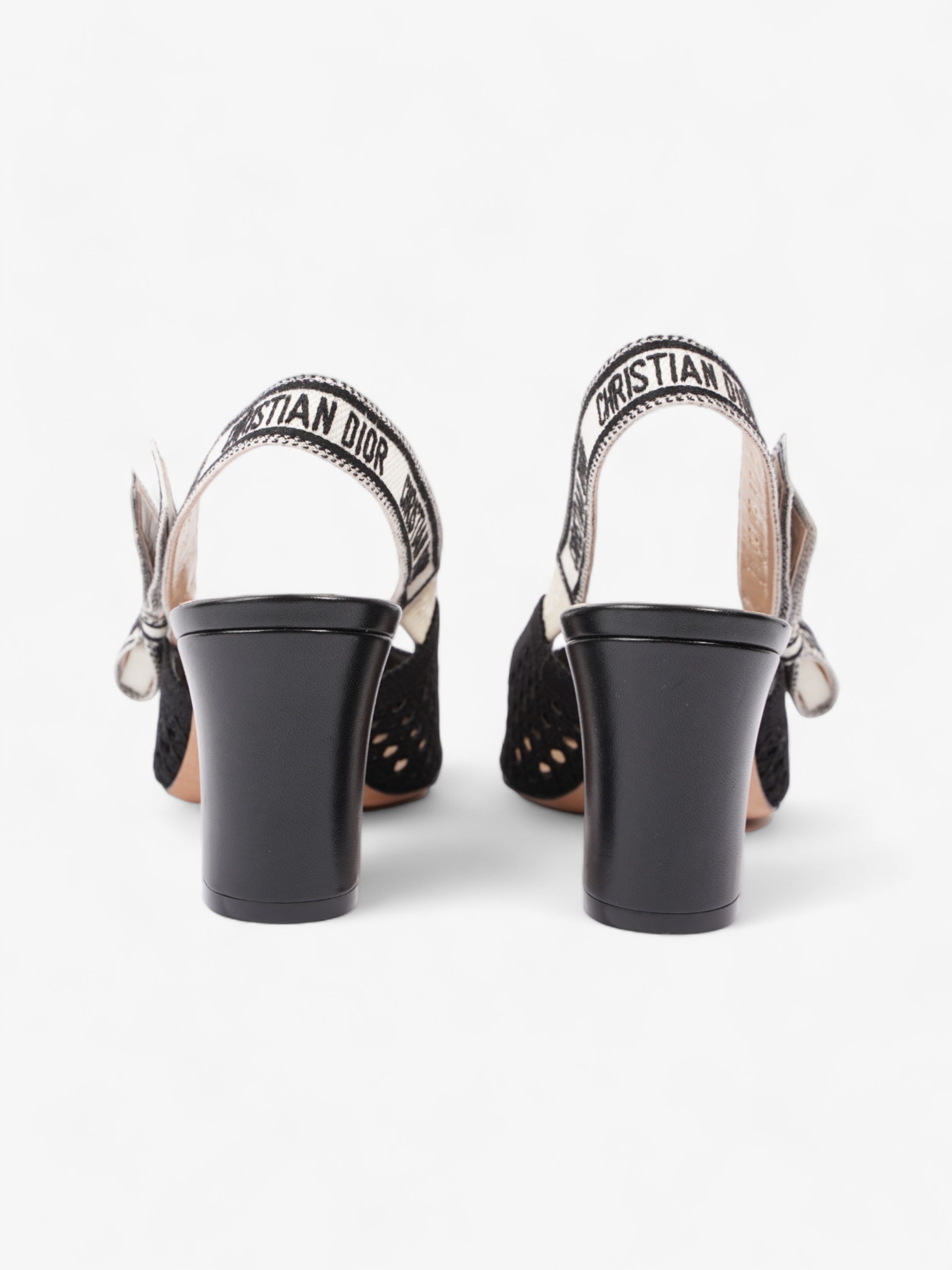 Christian Dior D-Moi Slingback 55mm Black Lace EU 41 UK 8