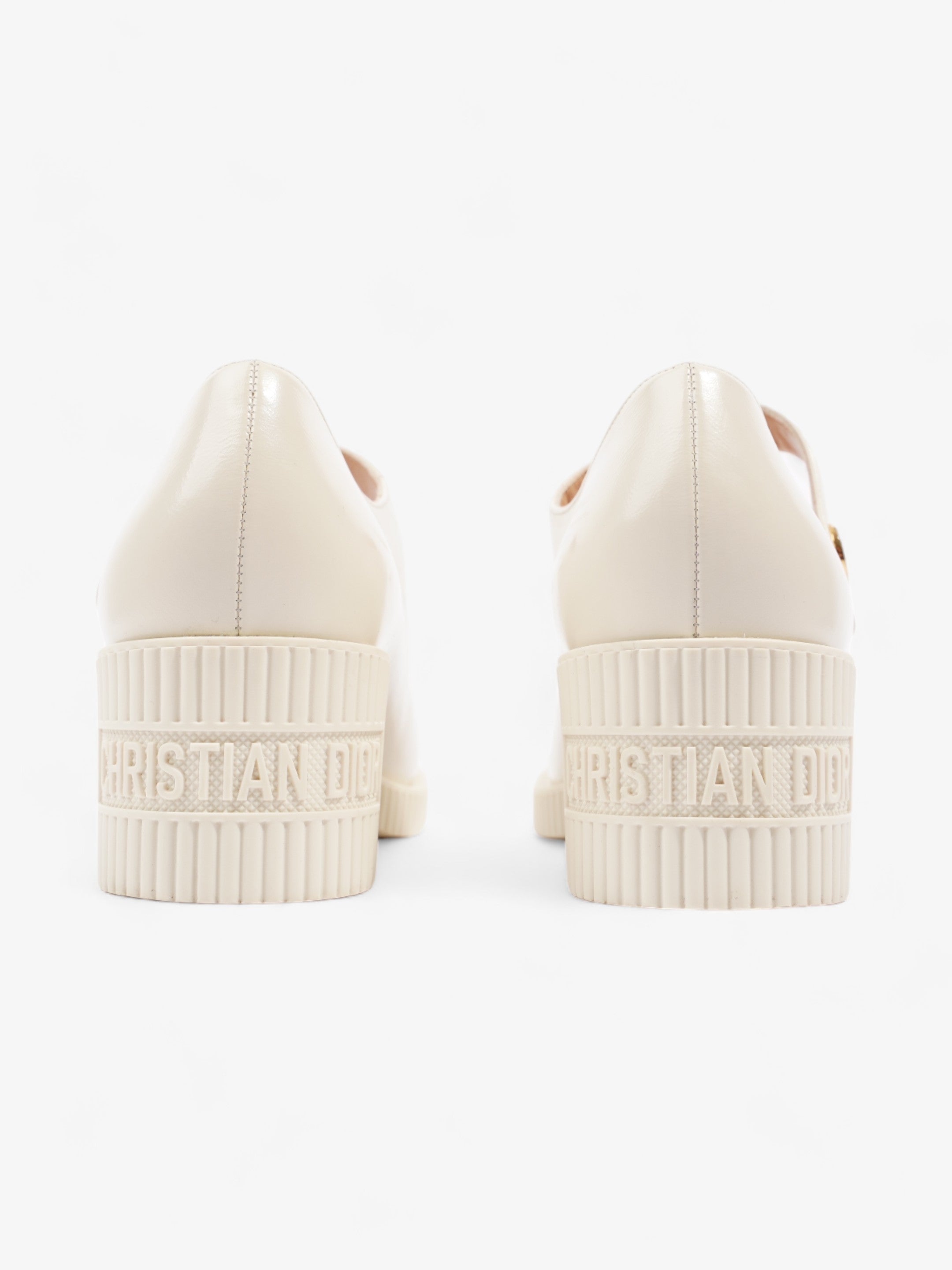 Christian Dior D-Doll Pumps 35mm Cream Leather EU 41 UK 8