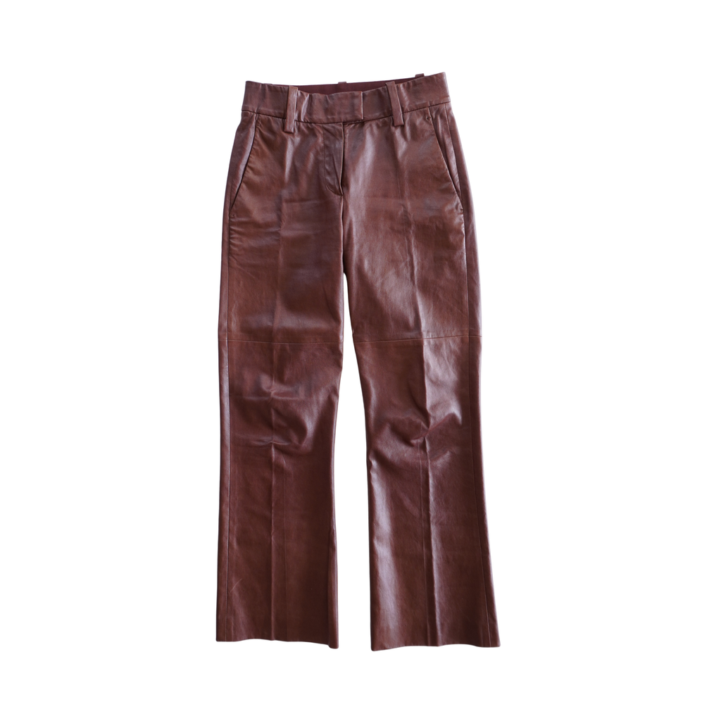 Brunello Cucinelli Leather Pants - Women's 2