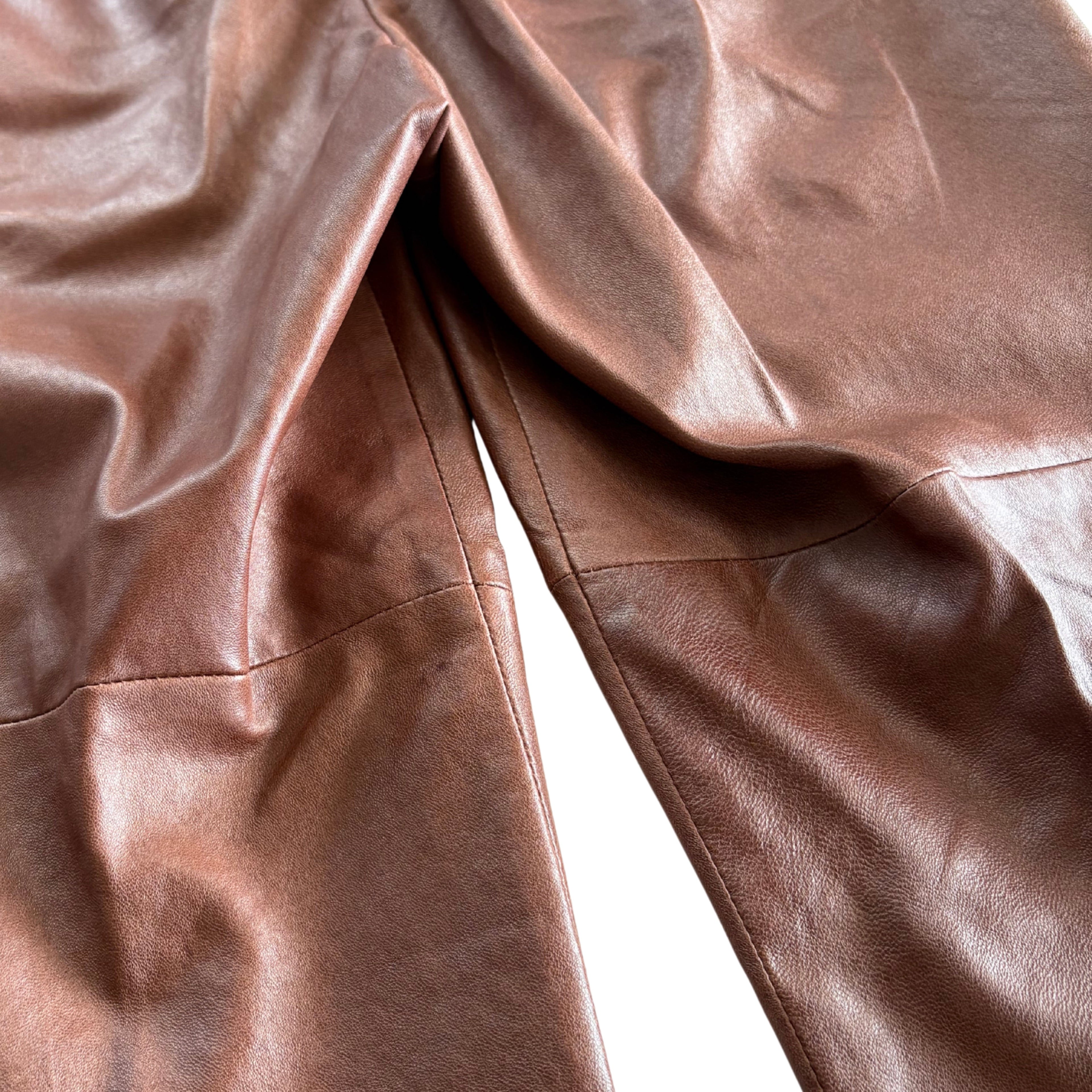 Brunello Cucinelli Leather Pants - Women's 2