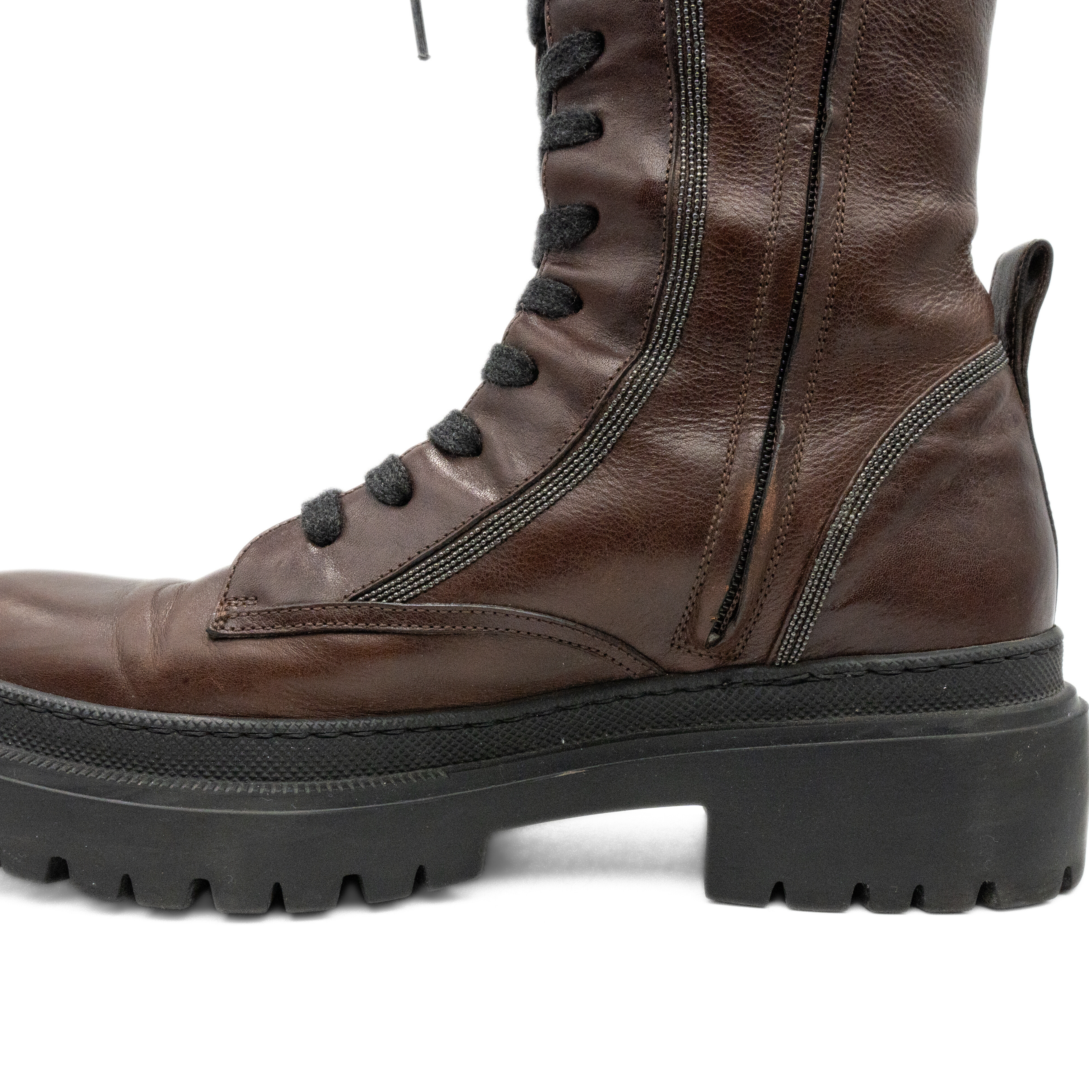 Brunello Cucinelli Combat Boots - Women's 40
