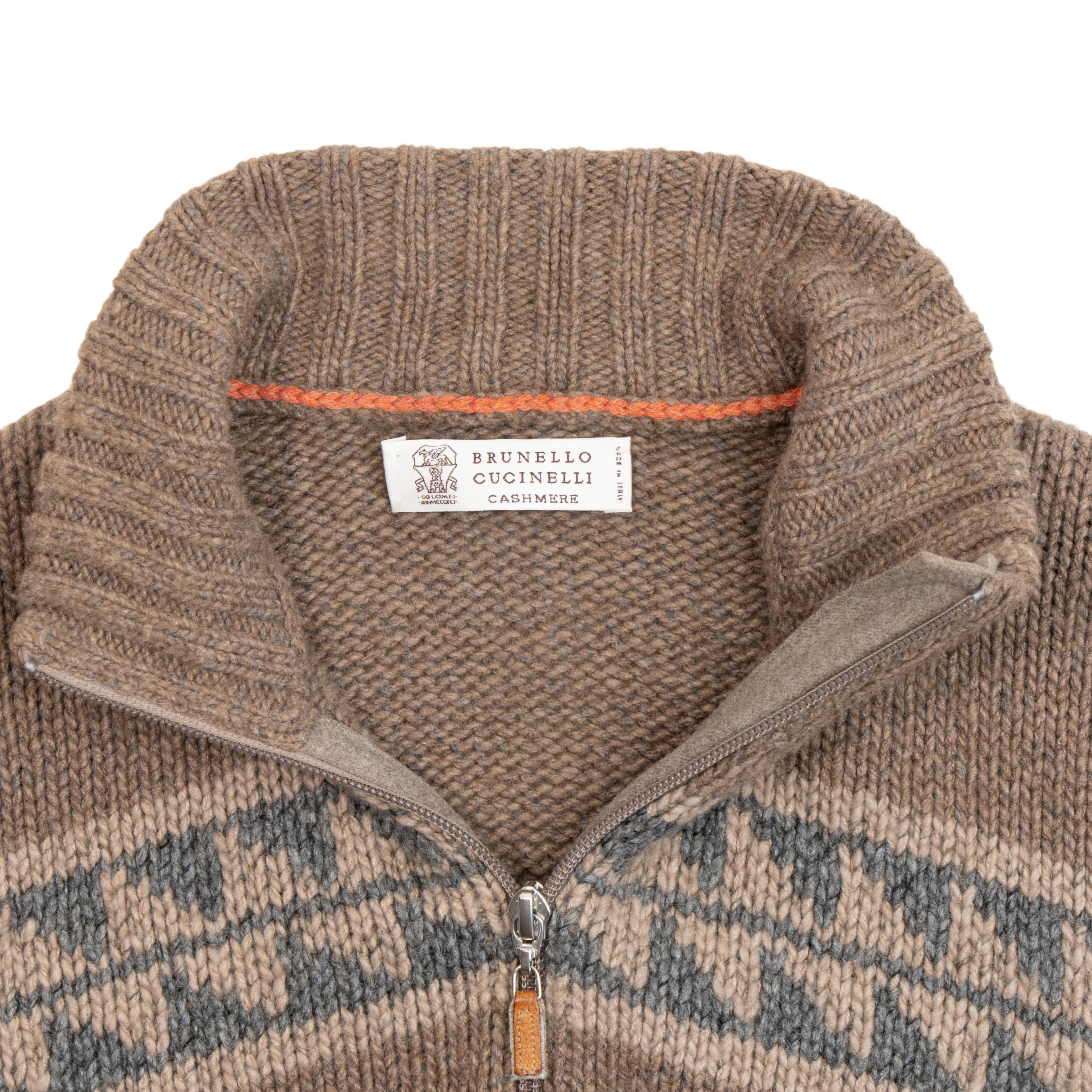 Brunello Cucinelli Knit Quarter Zip - Men's 50