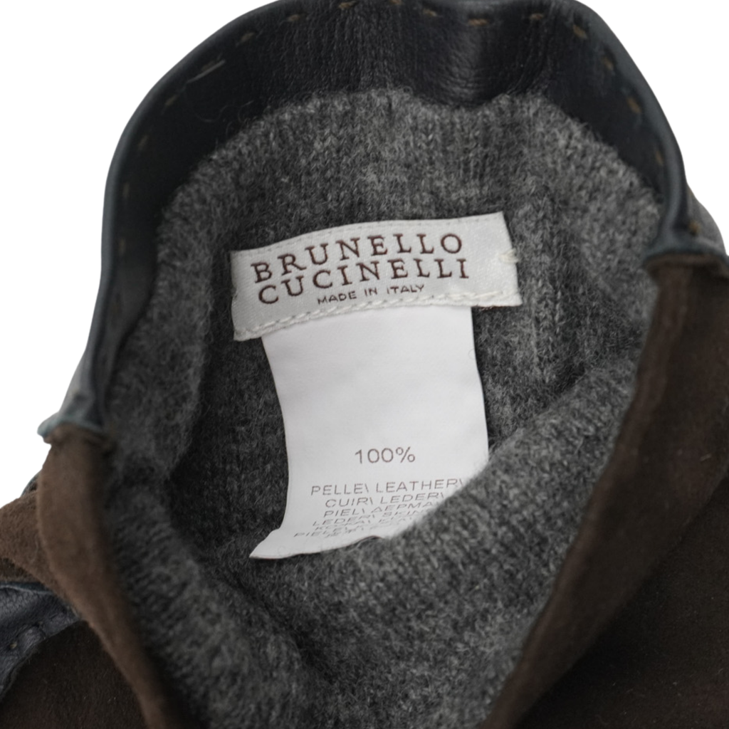 Brunello Cucinelli Leather Gloves - M
