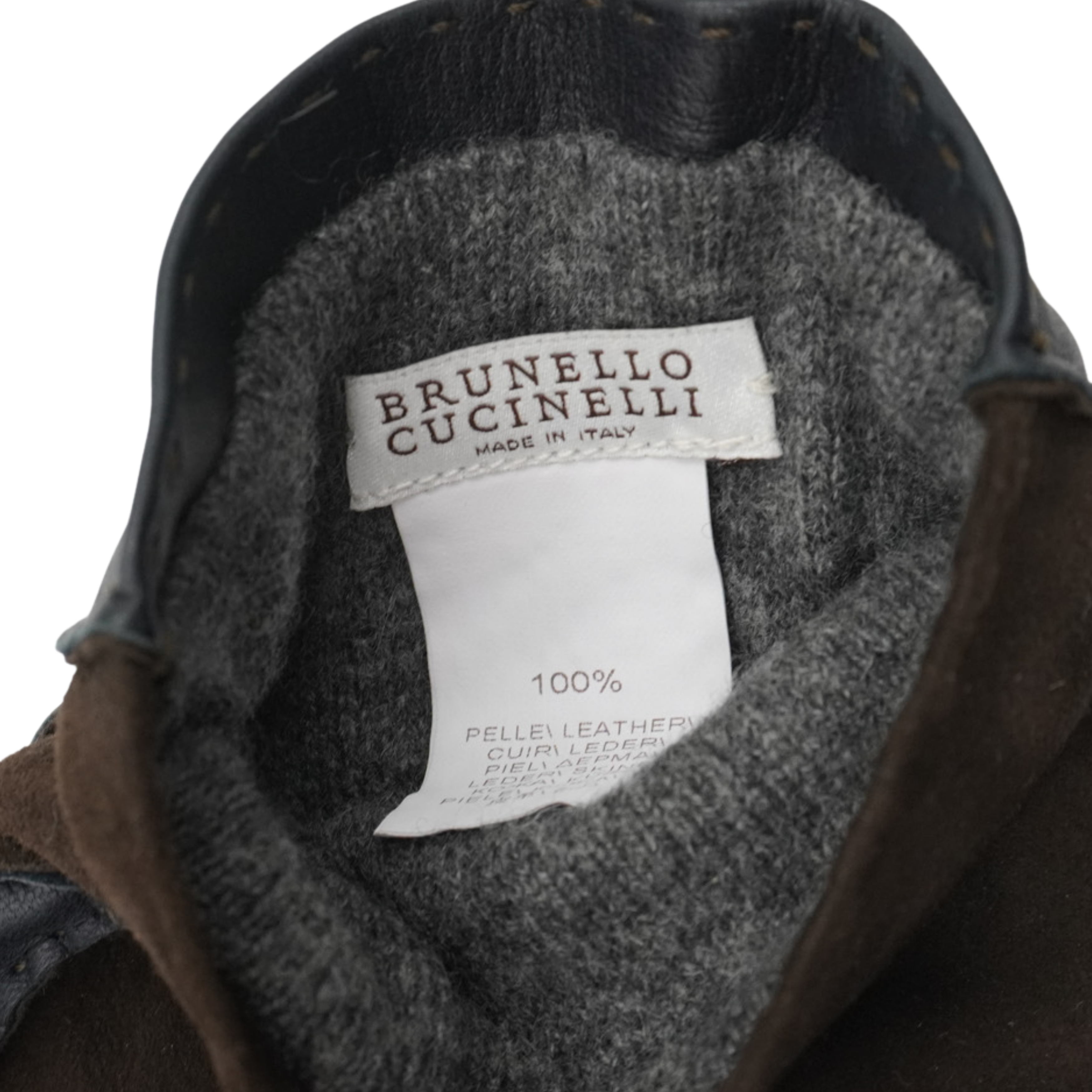 Brunello Cucinelli Leather Gloves - M