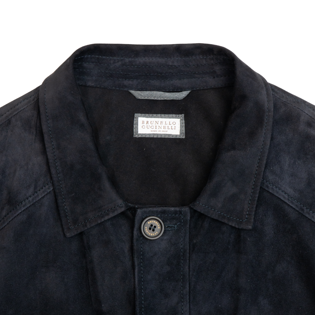 Brunello Cucinelli Suede Jacket - Men's XXL