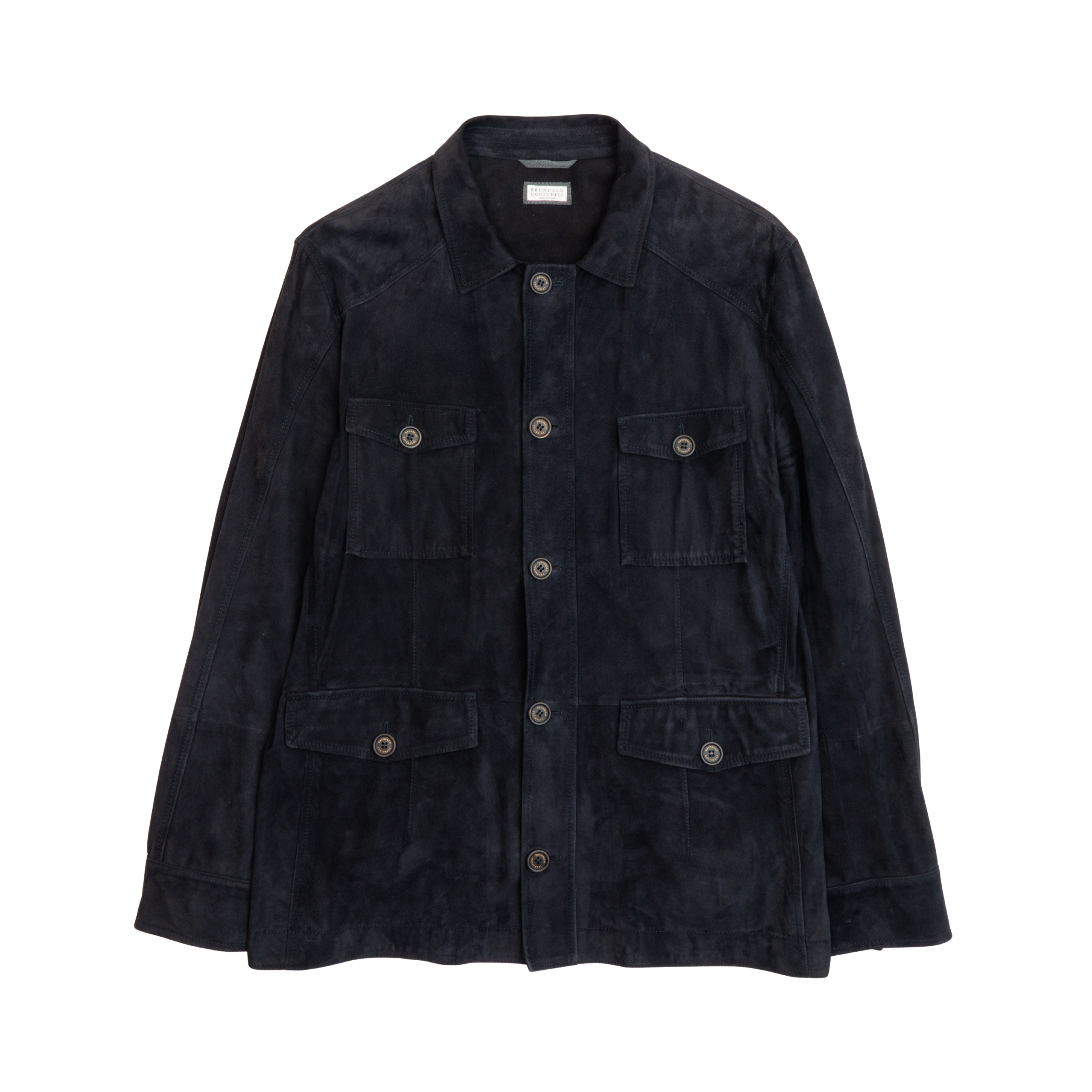 Brunello Cucinelli Suede Jacket - Men's XXL