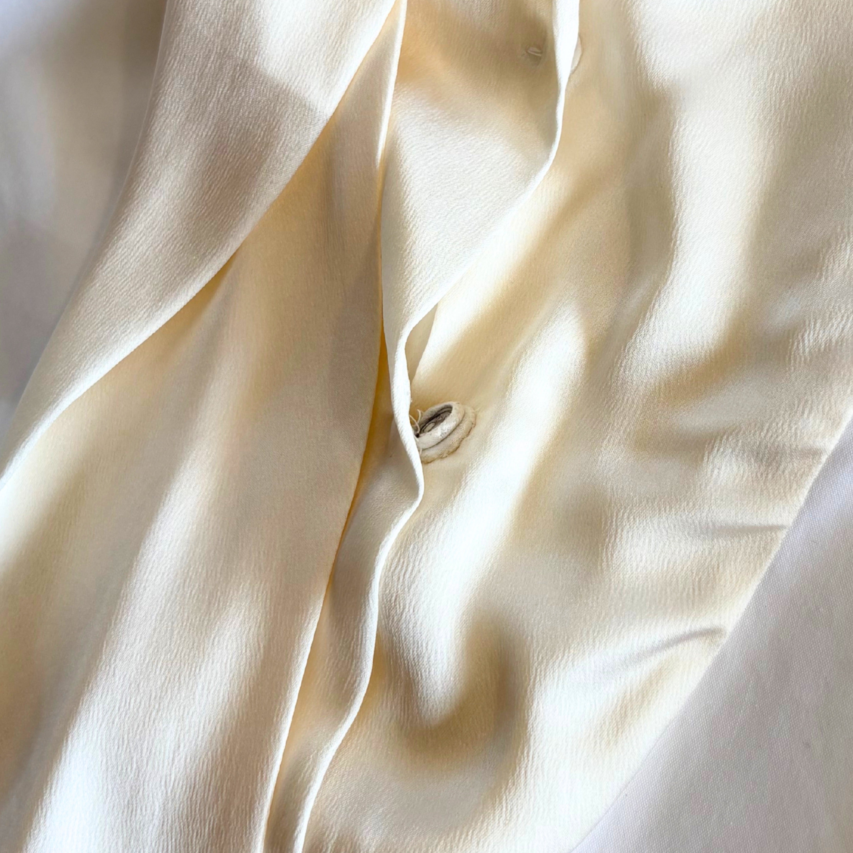 Brunello Cucinelli Silk Contrast Blouse - Women's S