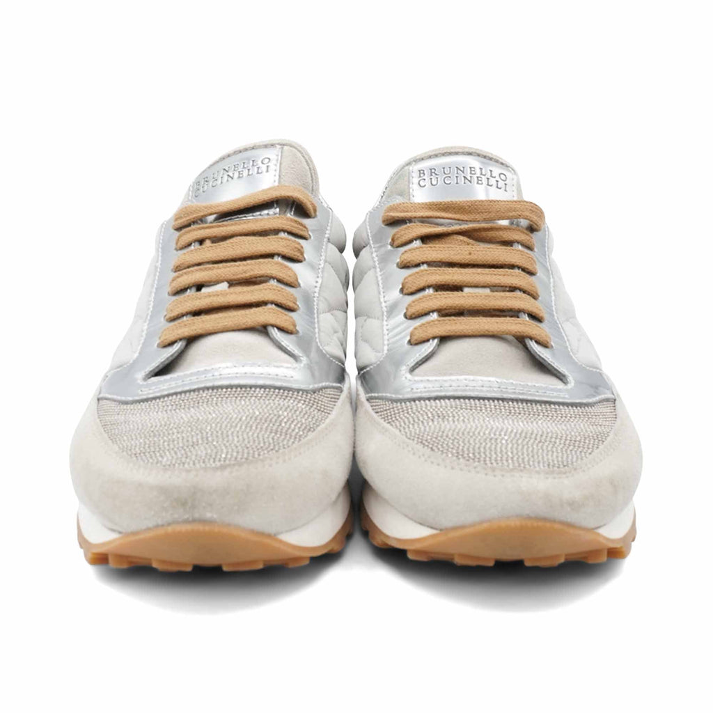 Brunello Cucinelli 'Monili Beaded' Sneakers - Women's 37.5