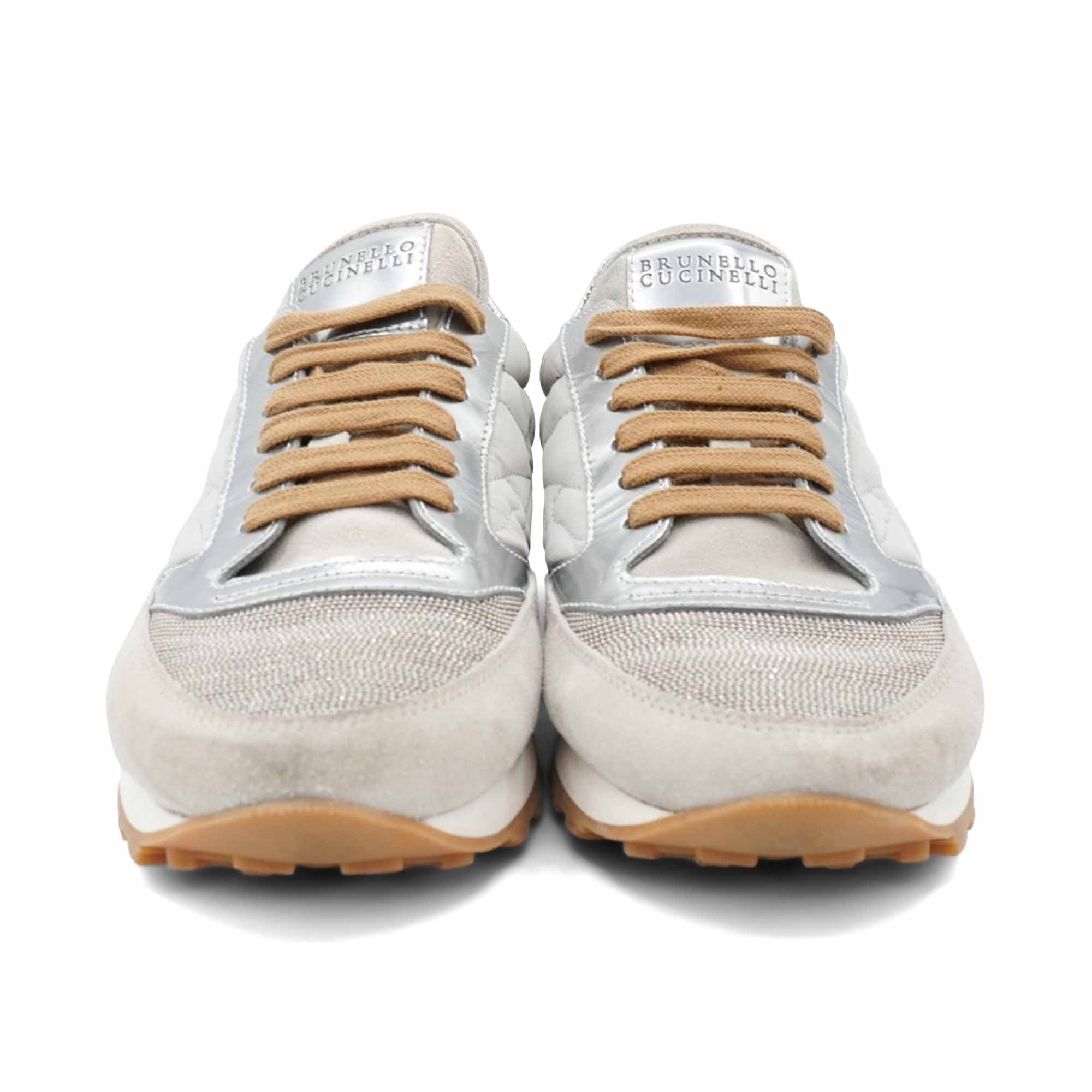 Brunello Cucinelli 'Monili Beaded' Sneakers - Women's 37.5