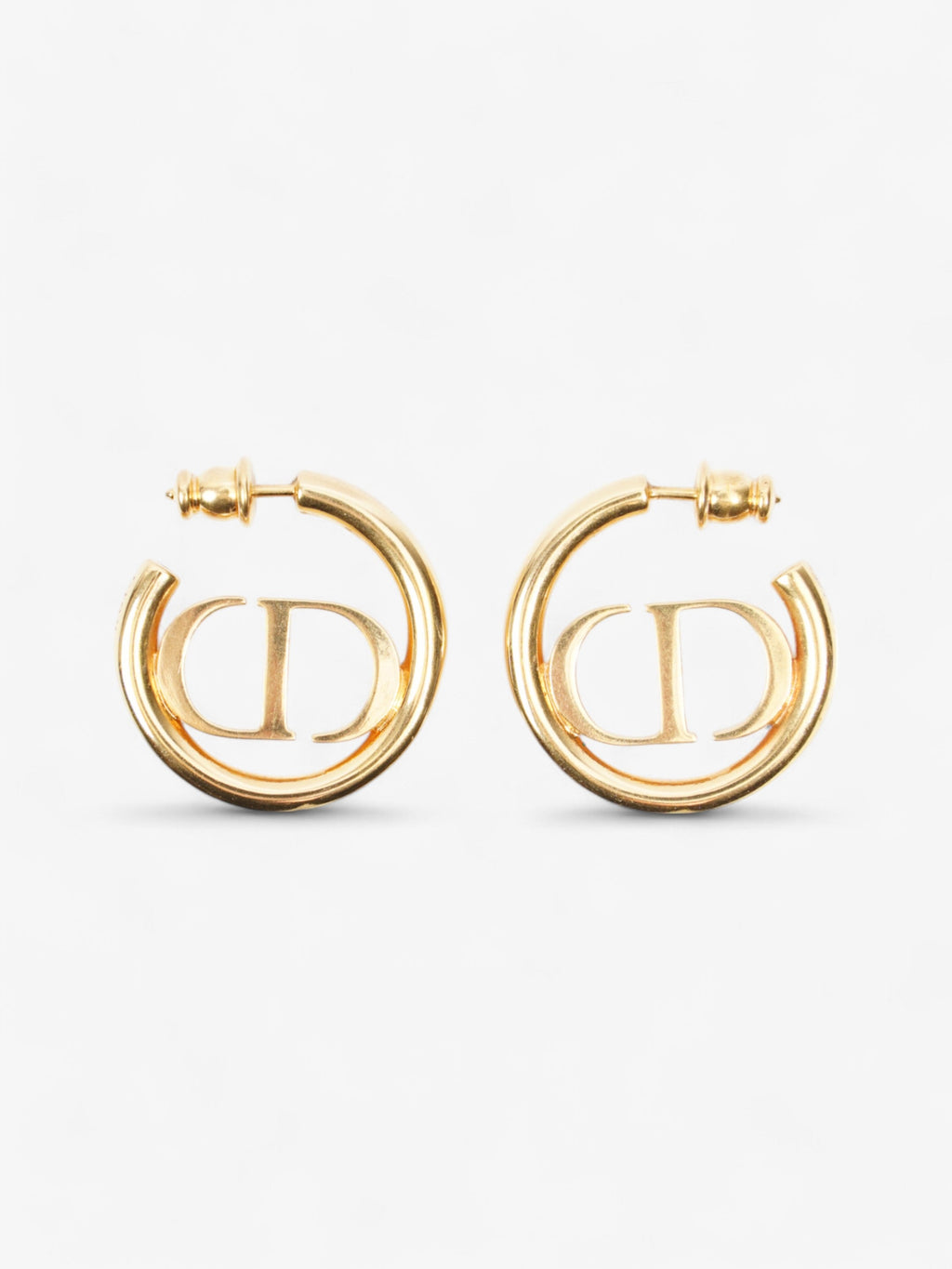 Christian Dior 30 Montaigne Earrings Gold Base Metal