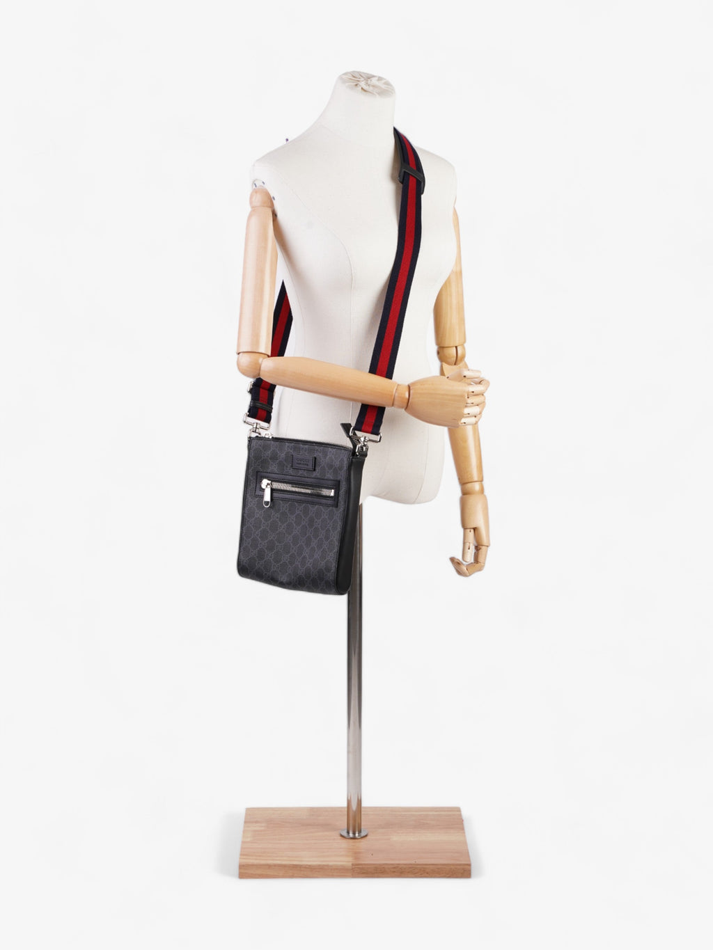 Gucci GG Messenger Black Coated Canvas