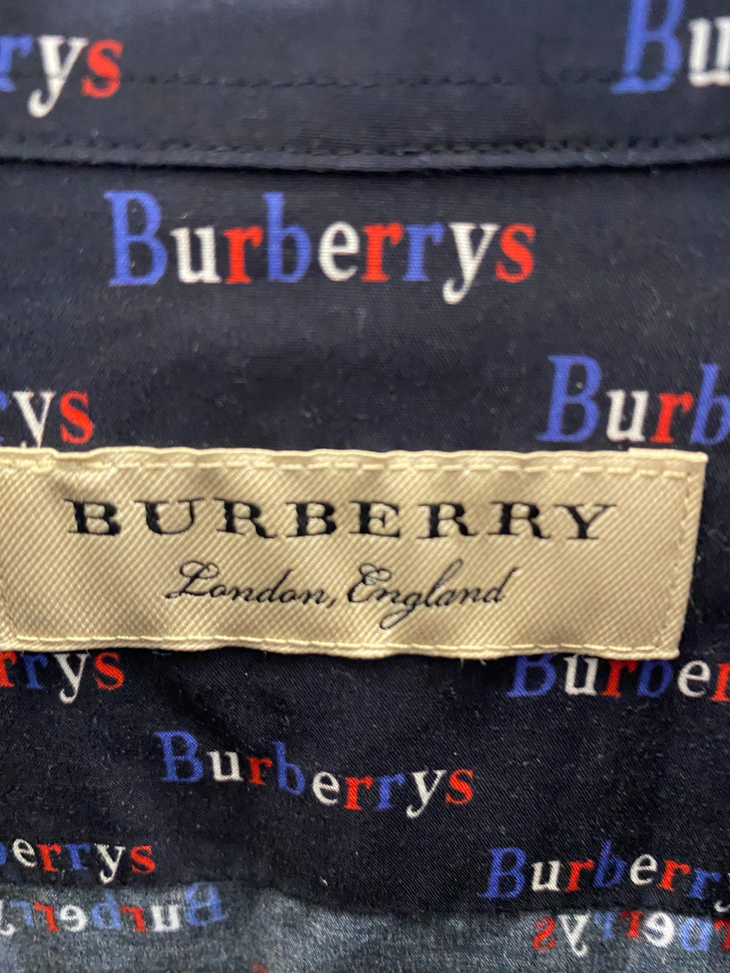 BURBERRY BUTTON DOWN SHIRT
