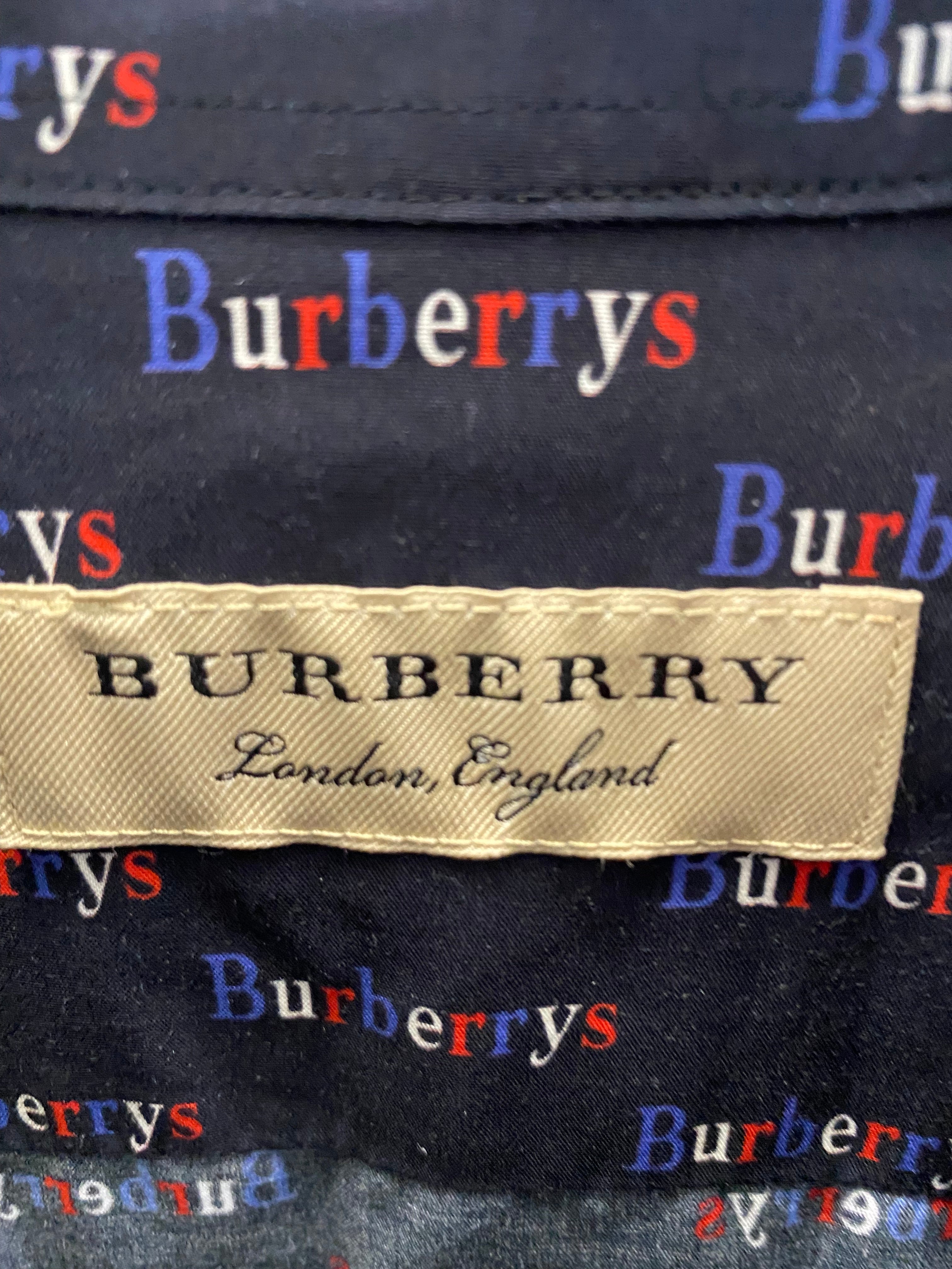 BURBERRY BUTTON DOWN SHIRT