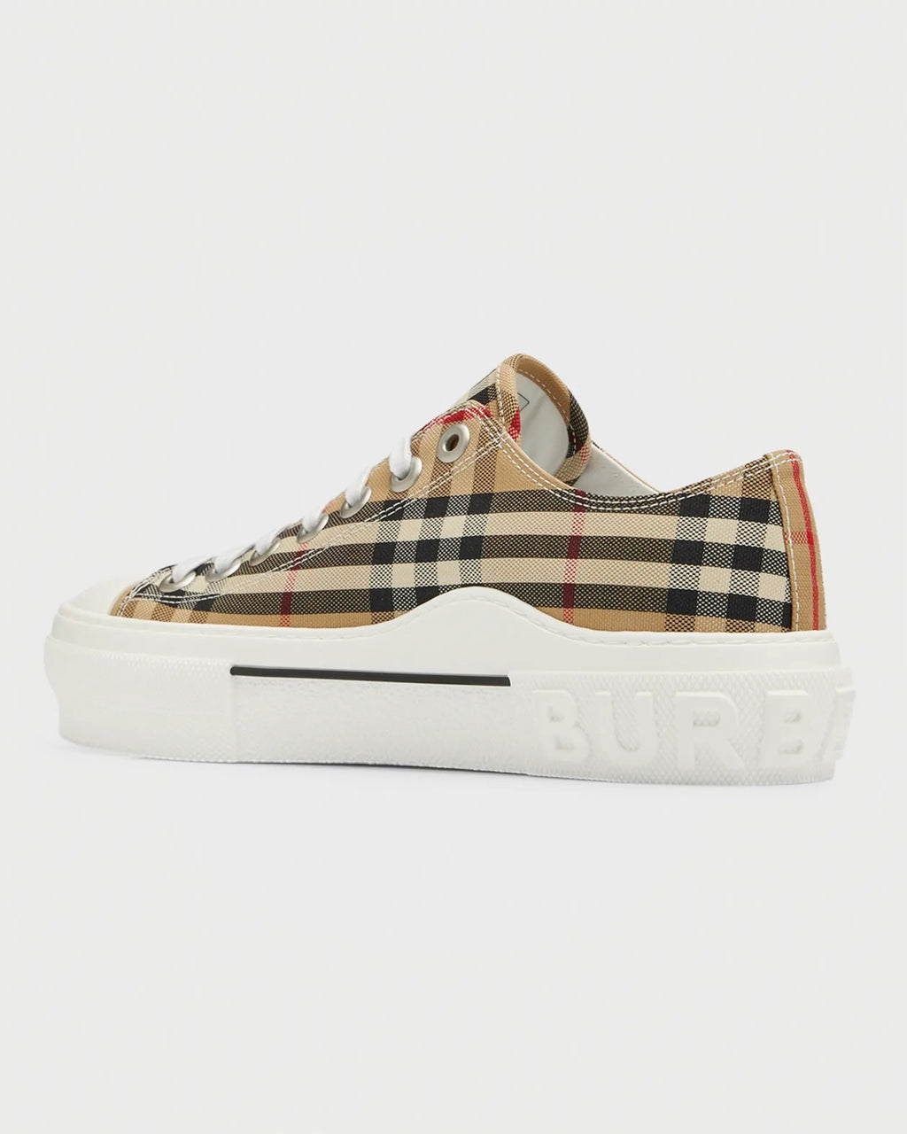 BURBERRY VINTAGE CHECK JACK LOW-TOP SNEAKERS