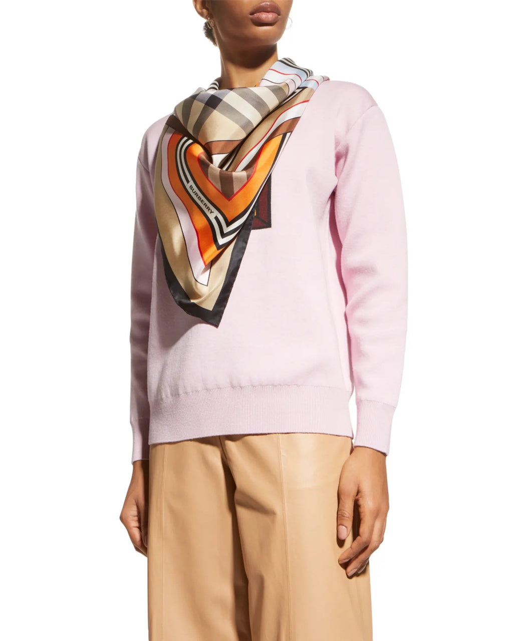 BURBERRY MONTAGE PRINT SILK SCARF SHAWL