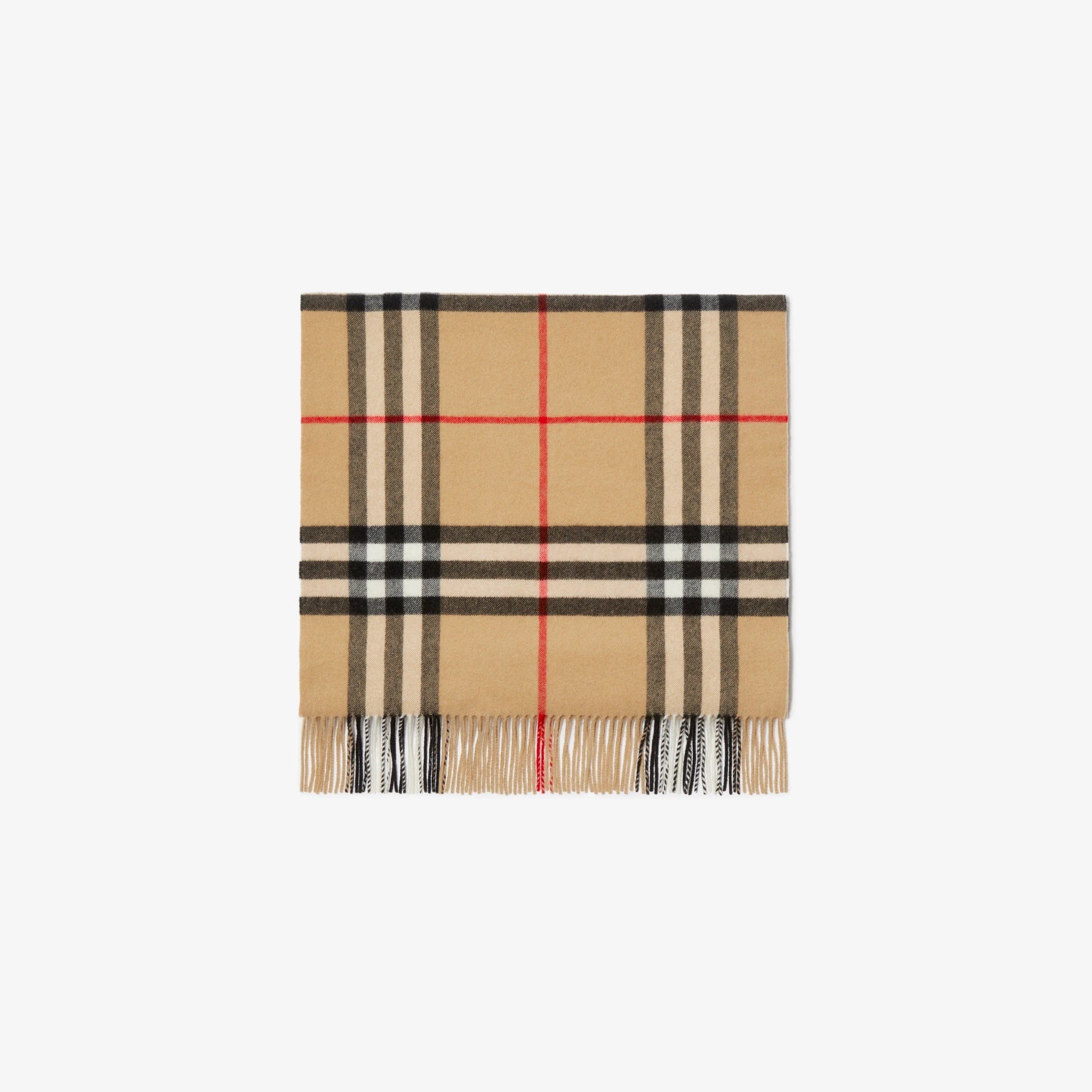 BURBERRY WIDE CHECK CASHMERE SCARF