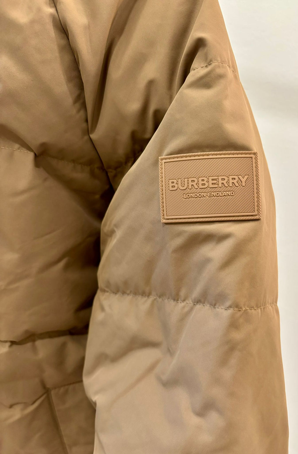 BURBERRY IVER DOWN CHECKERED REVERSIBLE PUFFER PARKA JACKET