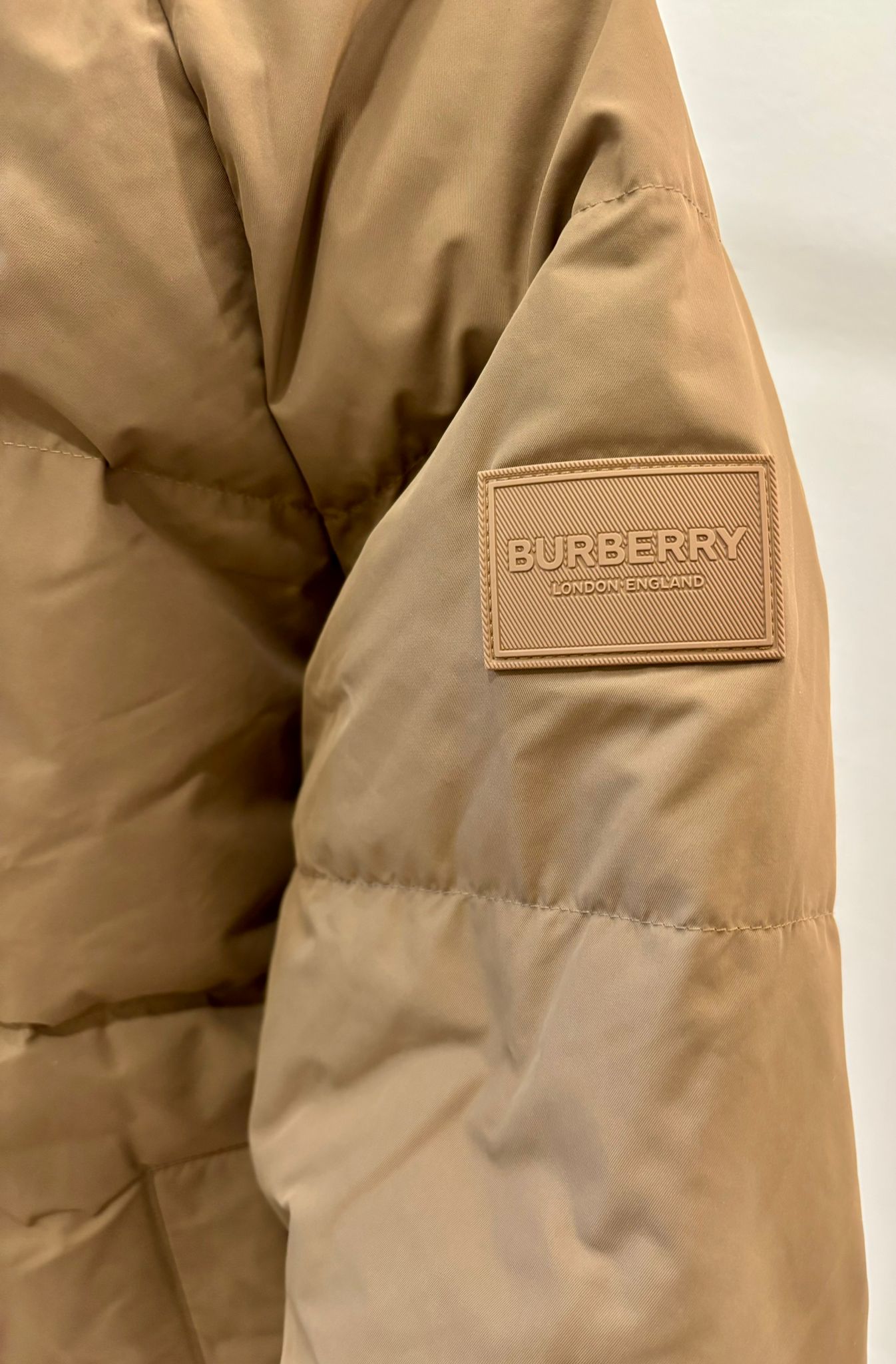 BURBERRY IVER DOWN CHECKERED REVERSIBLE PUFFER PARKA JACKET
