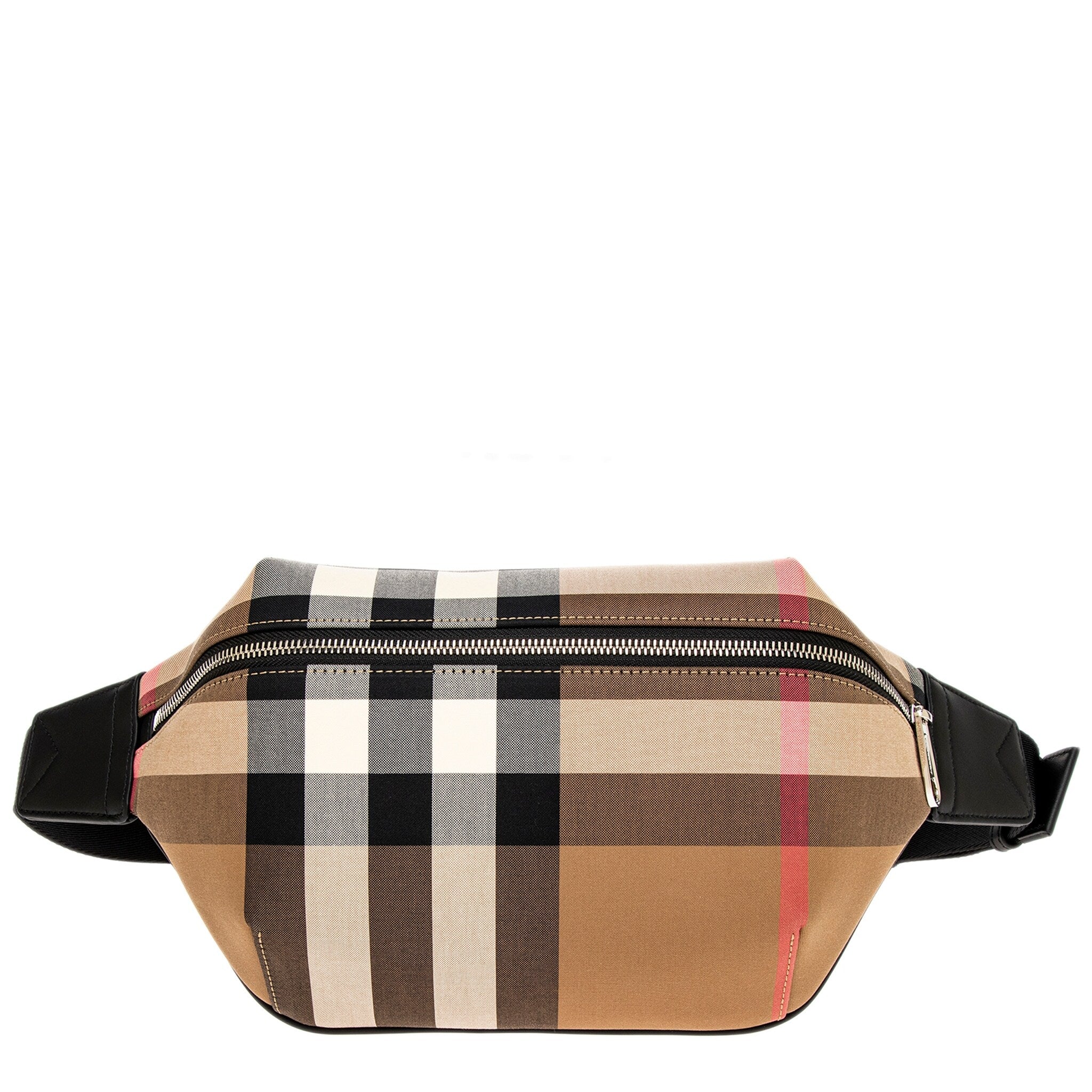 BURBERRY MEN'S SONNY CHECK BELT BAG