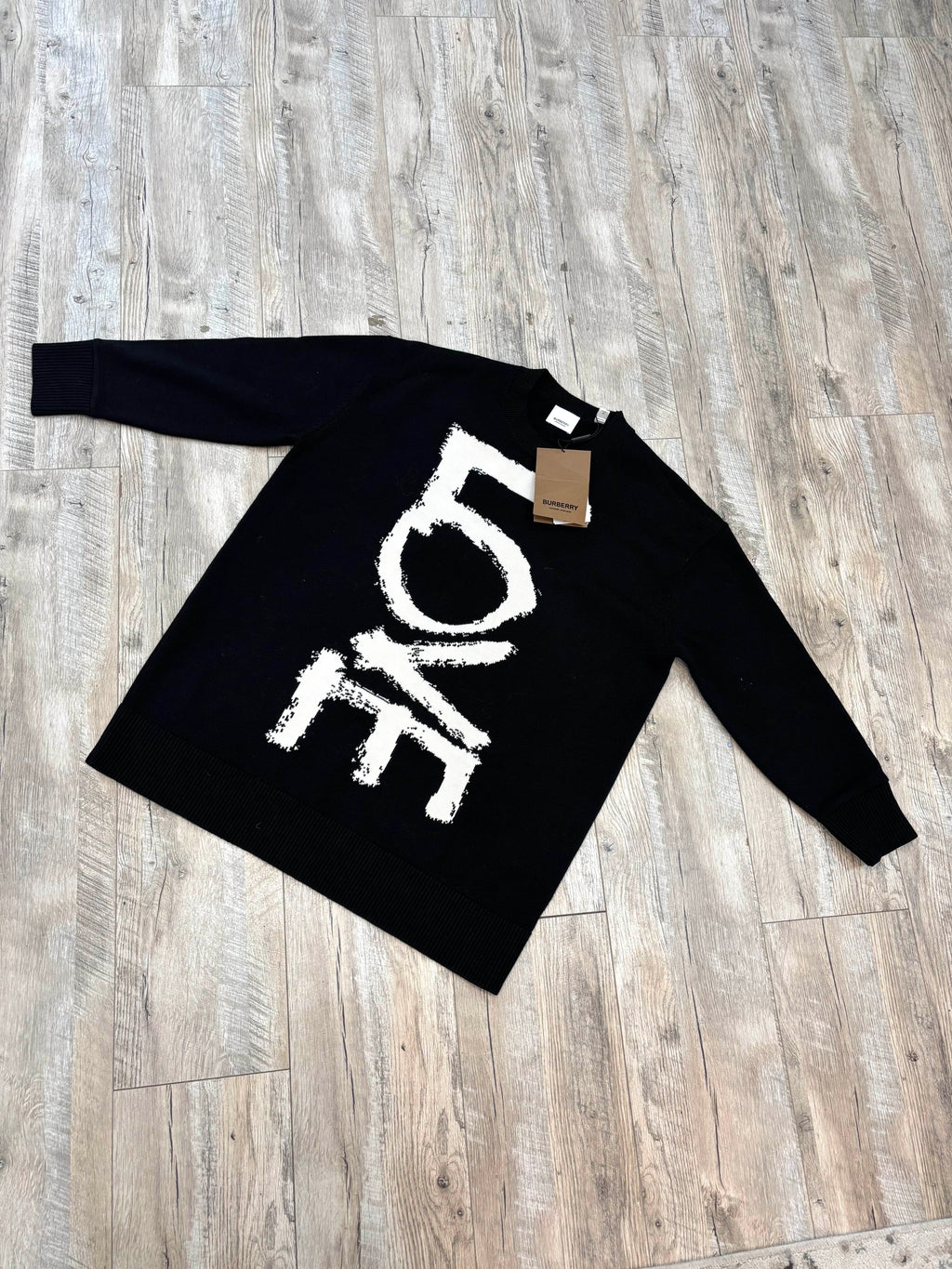 BURBERRY UNISEX LOVE WOOL SWEATER