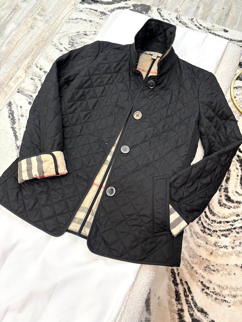 BURBERRY QUILTED BRIT JACKET