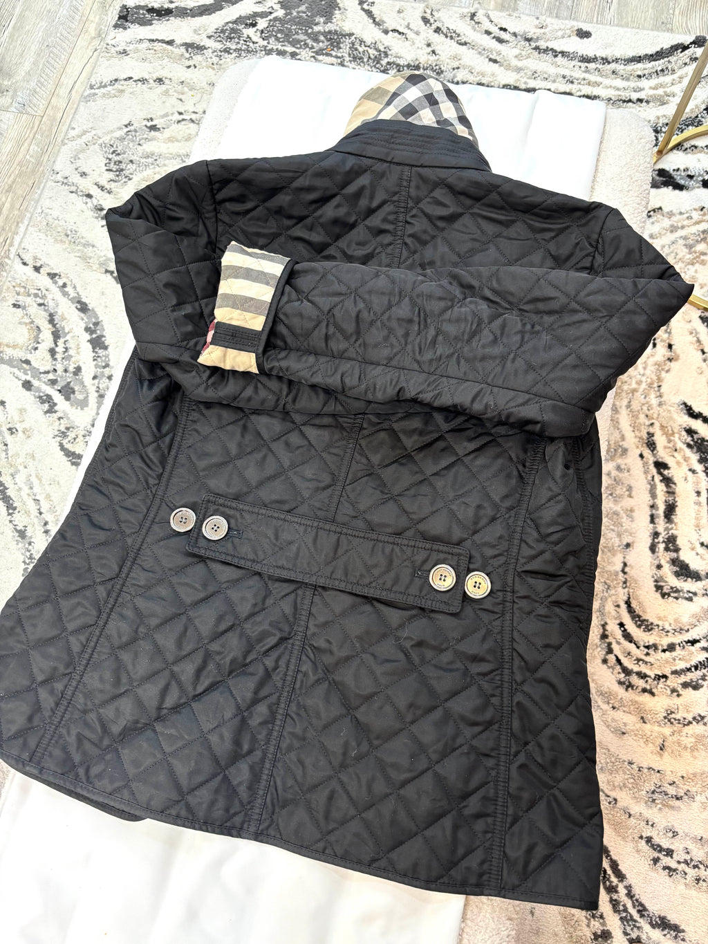 BURBERRY QUILTED BRIT JACKET