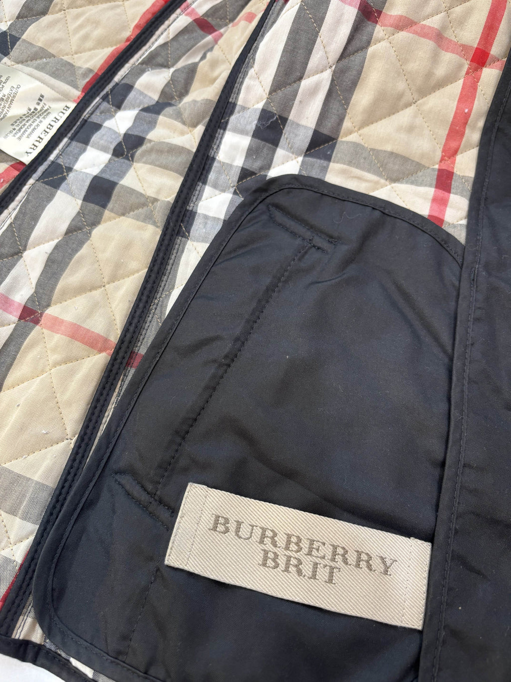 BURBERRY QUILTED BRIT JACKET