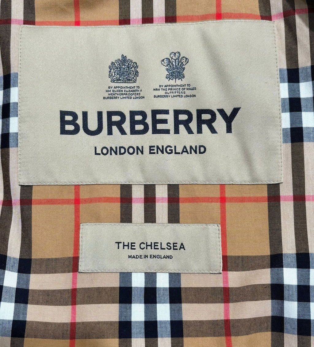 BURBERRY SHORT KENSINGTON HERITAGE COTTON TRENCH COAT