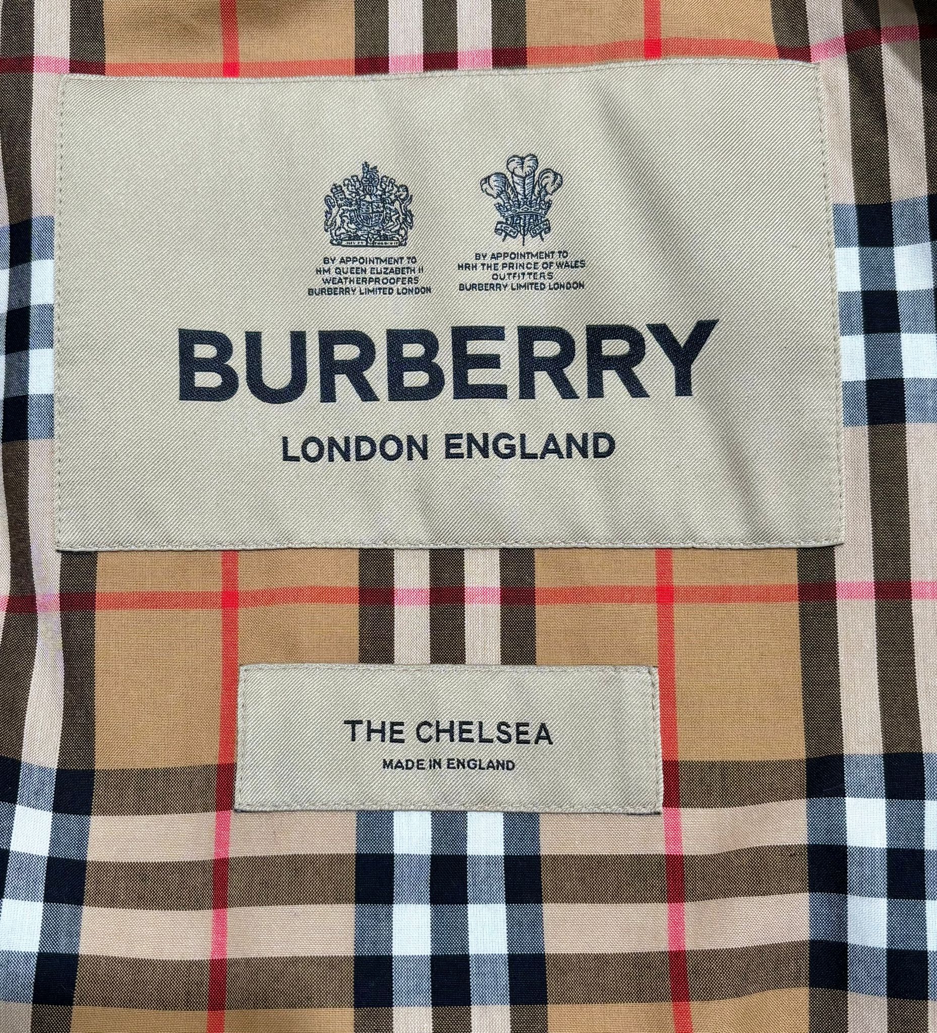 BURBERRY SHORT KENSINGTON HERITAGE COTTON TRENCH COAT