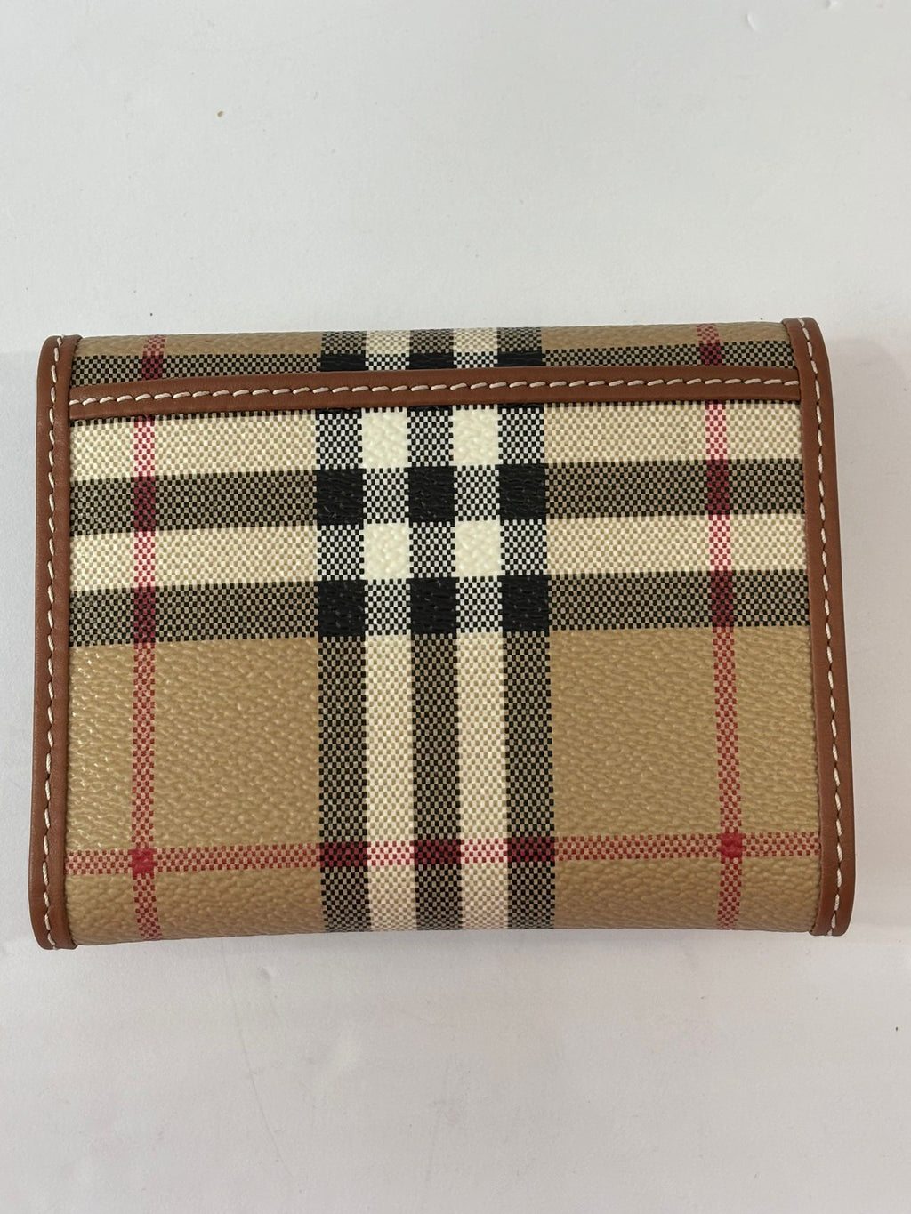 BURBERRY SMALL CHECK FOLDING WALLET