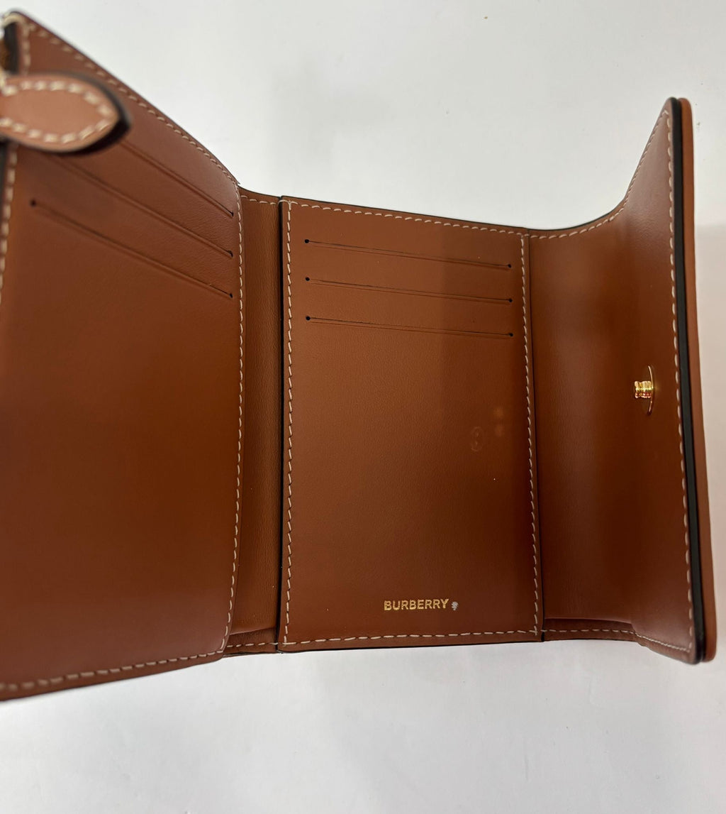 BURBERRY SMALL CHECK FOLDING WALLET