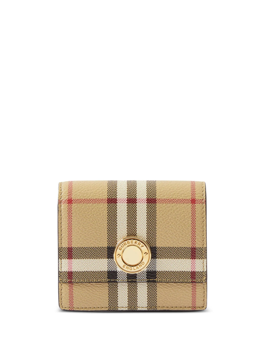 BURBERRY SMALL CHECK FOLDING WALLET