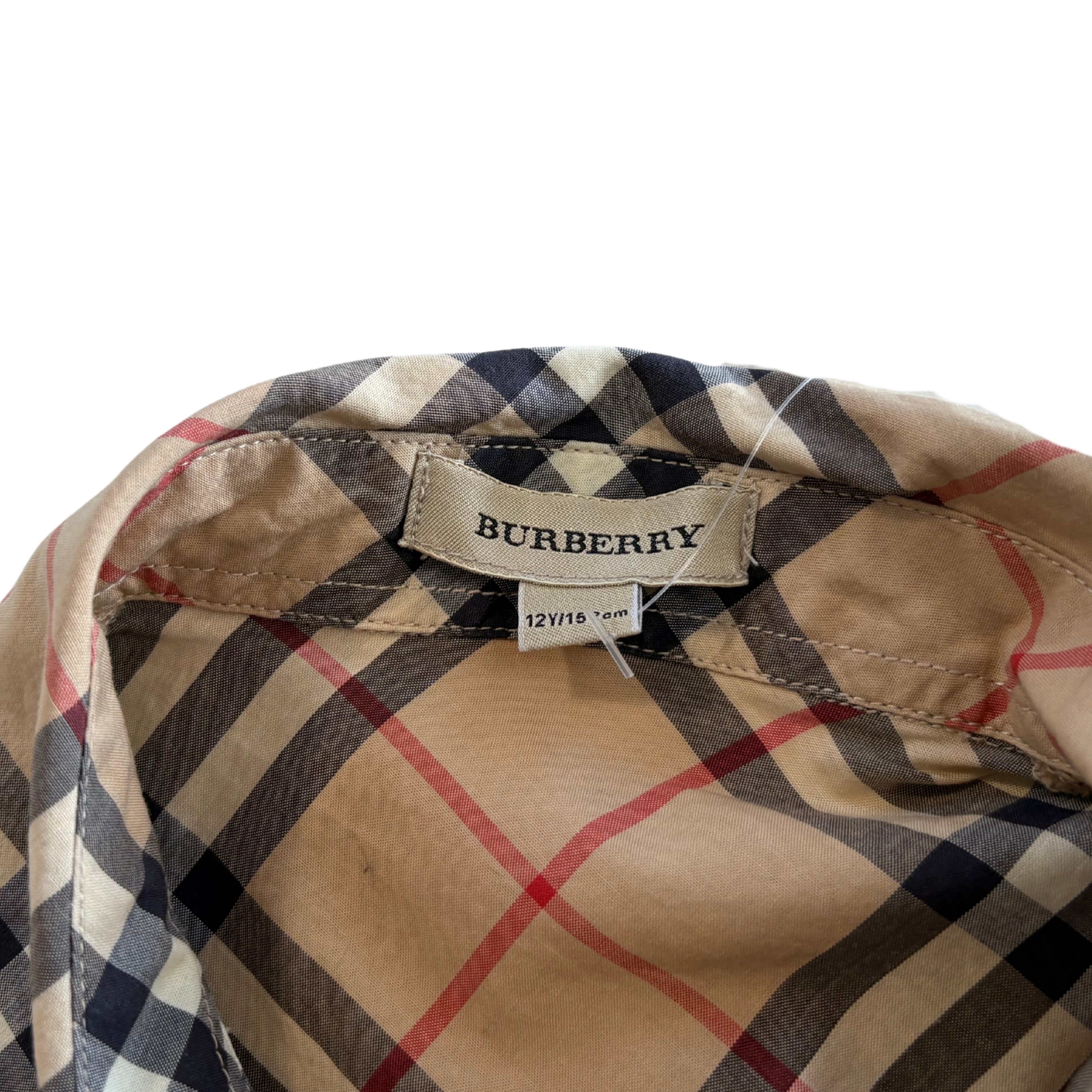 Burberry Button-Down Shirt - Kid's 12Y