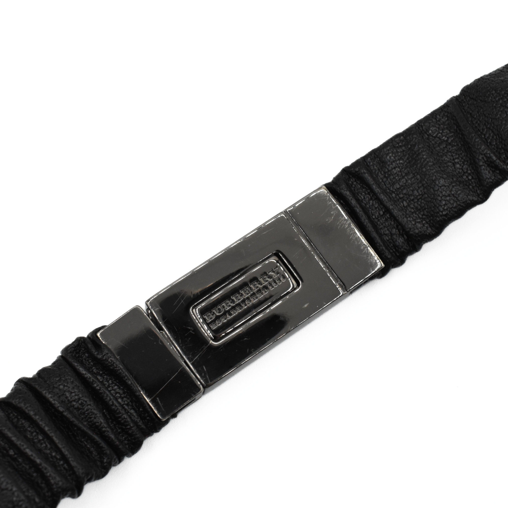 Burberry Stretch Leather Belt - 80/32