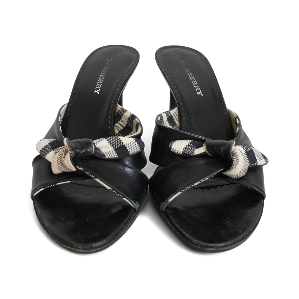 Burberry Check Casual Mules - Women's 36