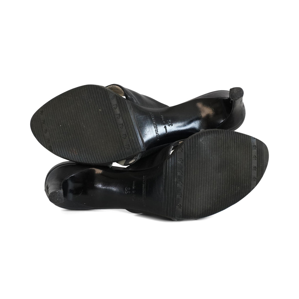 Burberry Check Casual Mules - Women's 36