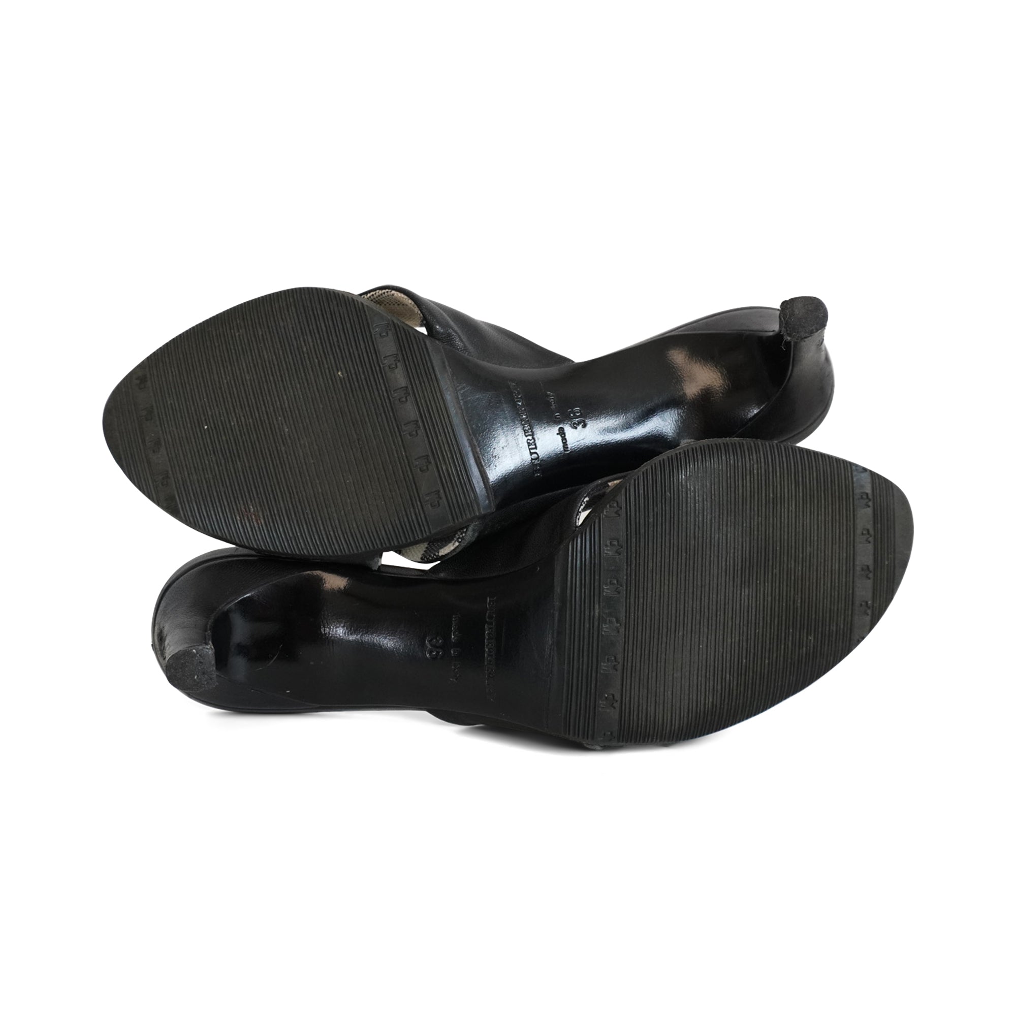 Burberry Check Casual Mules - Women's 36