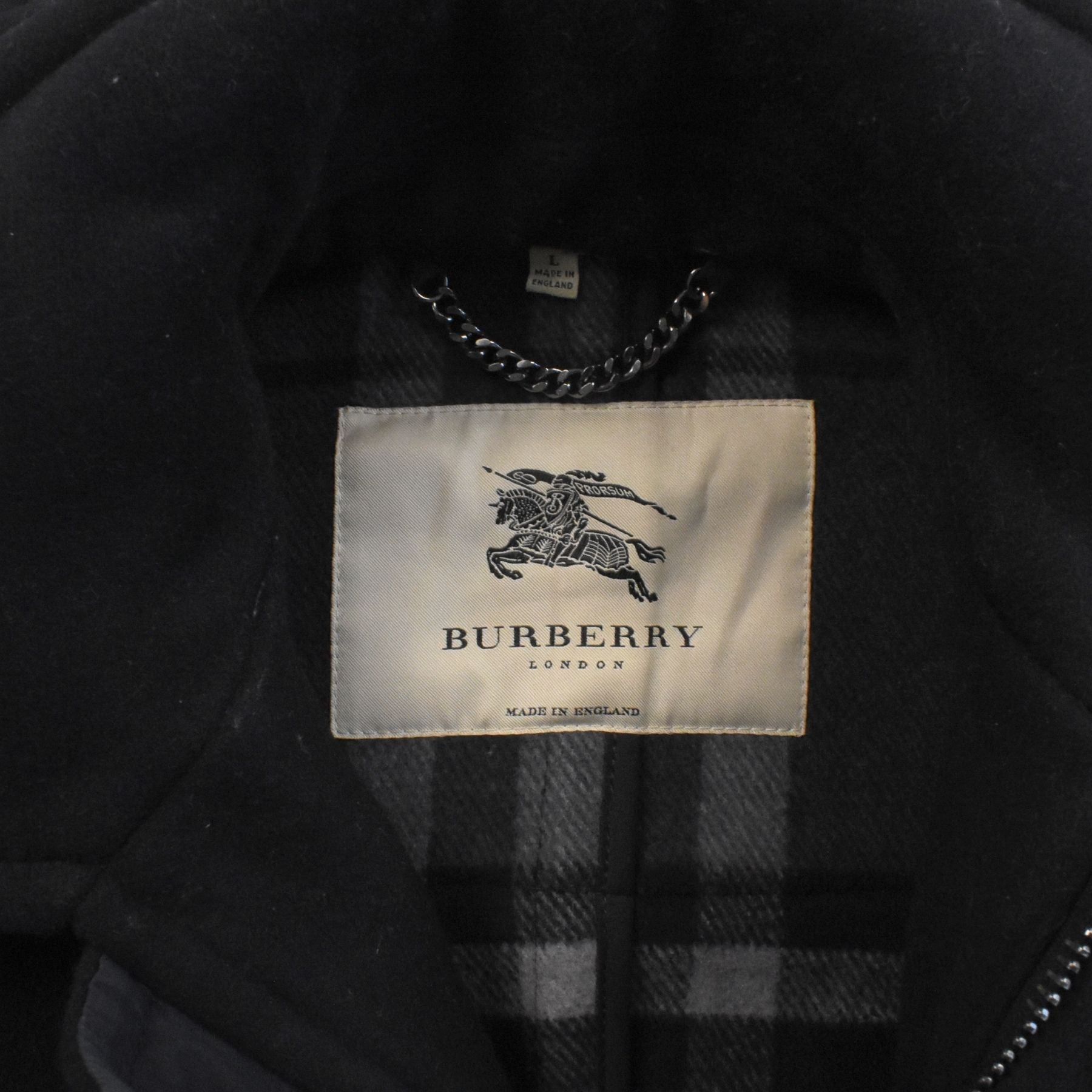 Burberry Wool Trench Coat - Men's L
