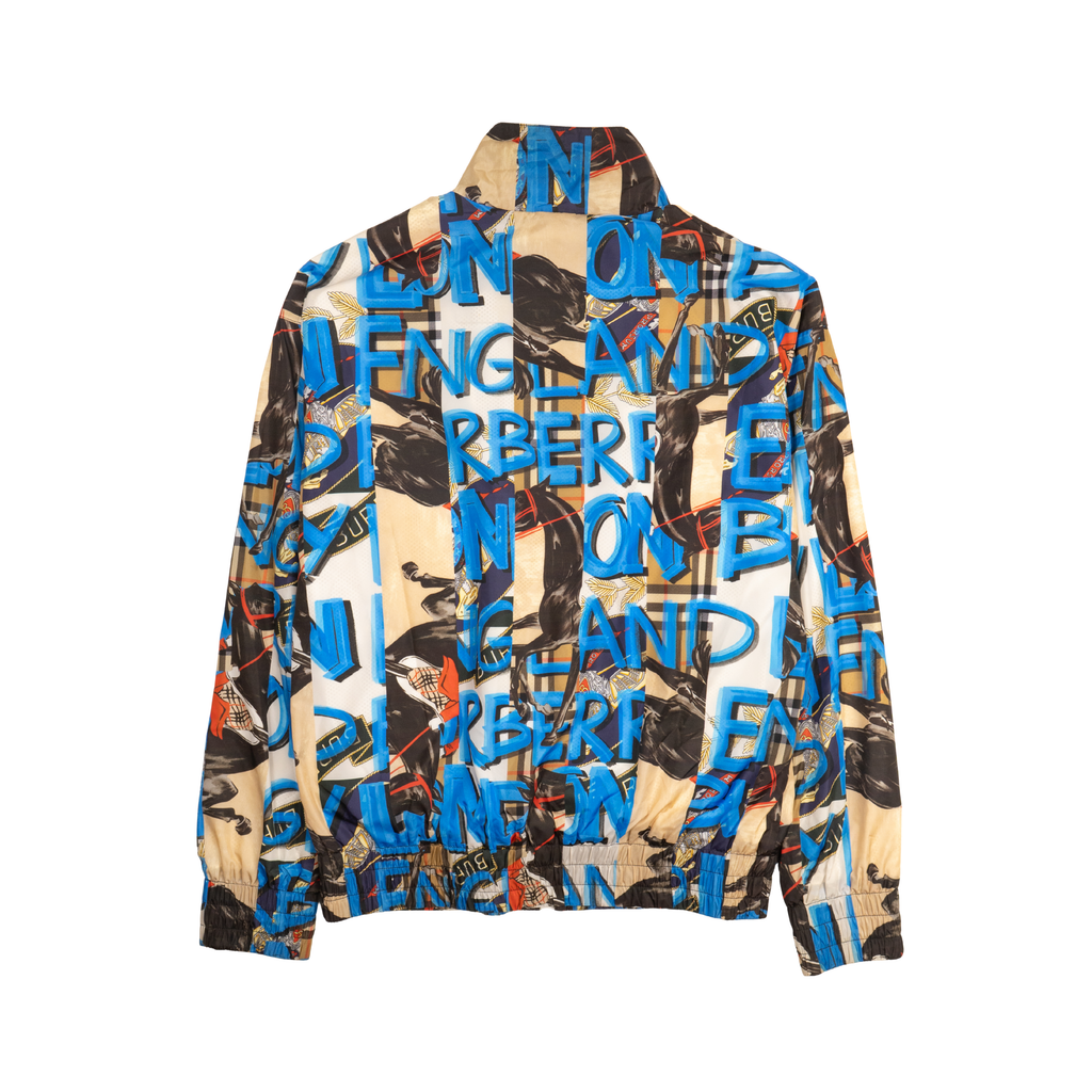 Burberry 'Peckham' Mixed Print Windbreaker Jacket - Men's 48