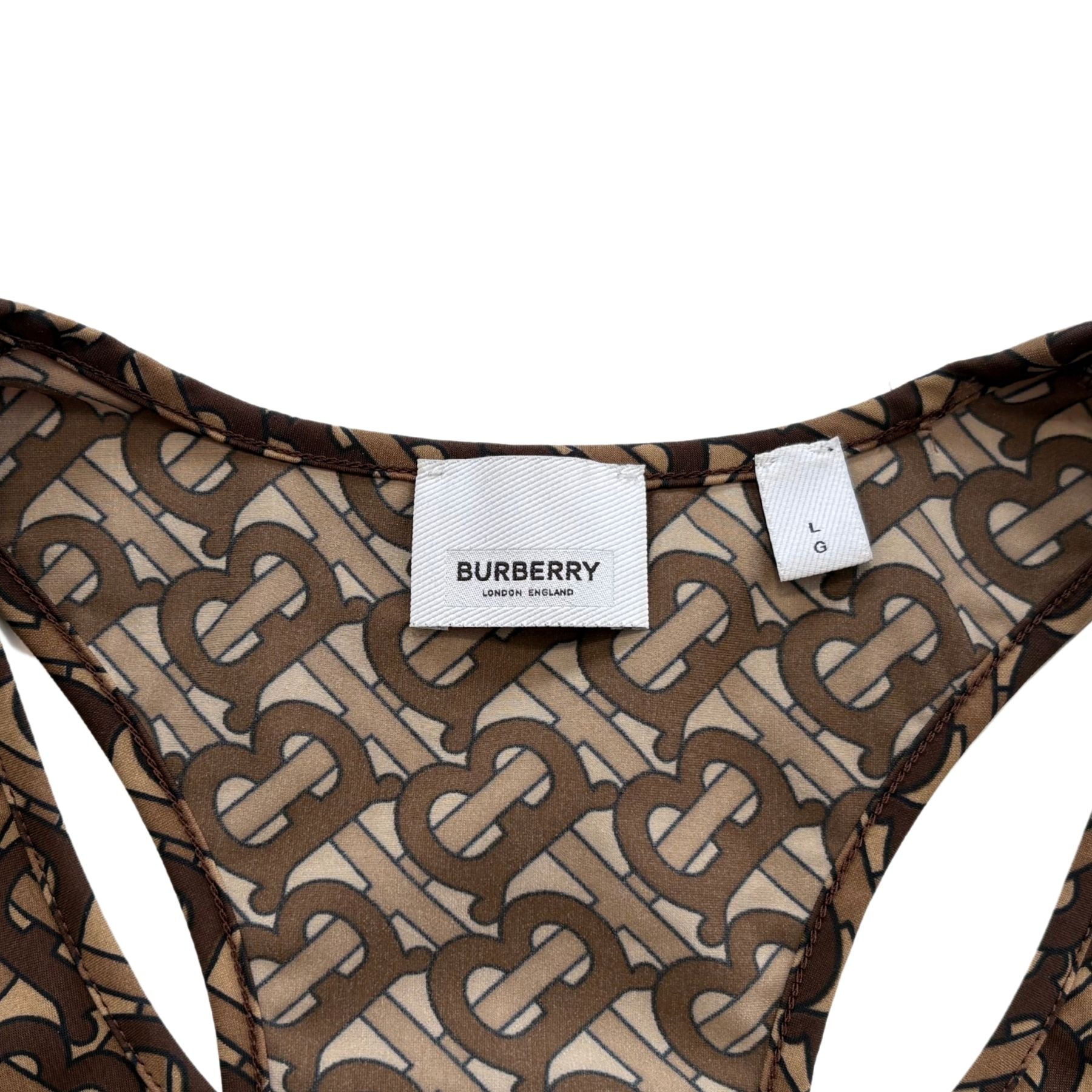 Burberry Monogram Tank Top - Women's L