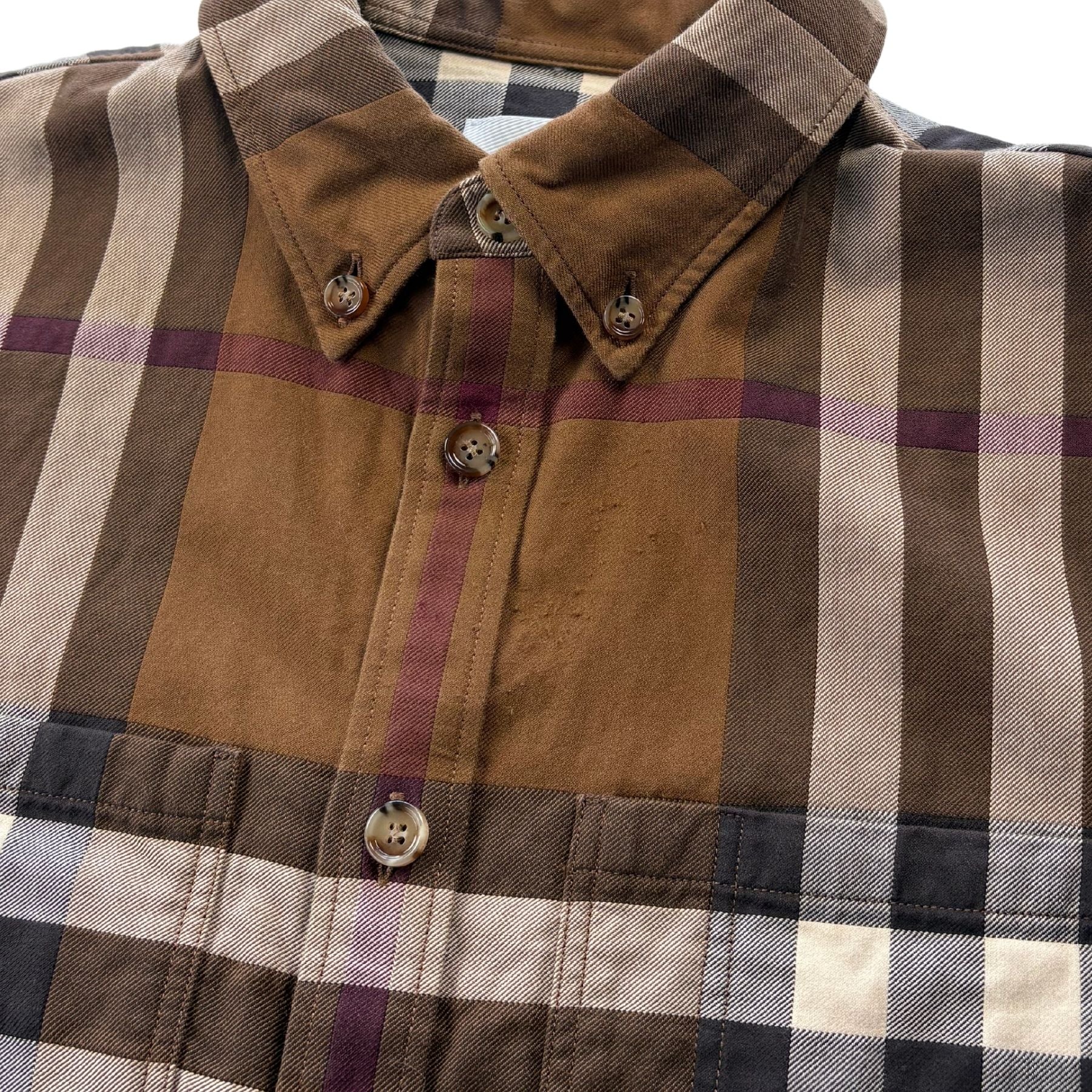 Burberry Novacheck Flannel Shirt - Men's S