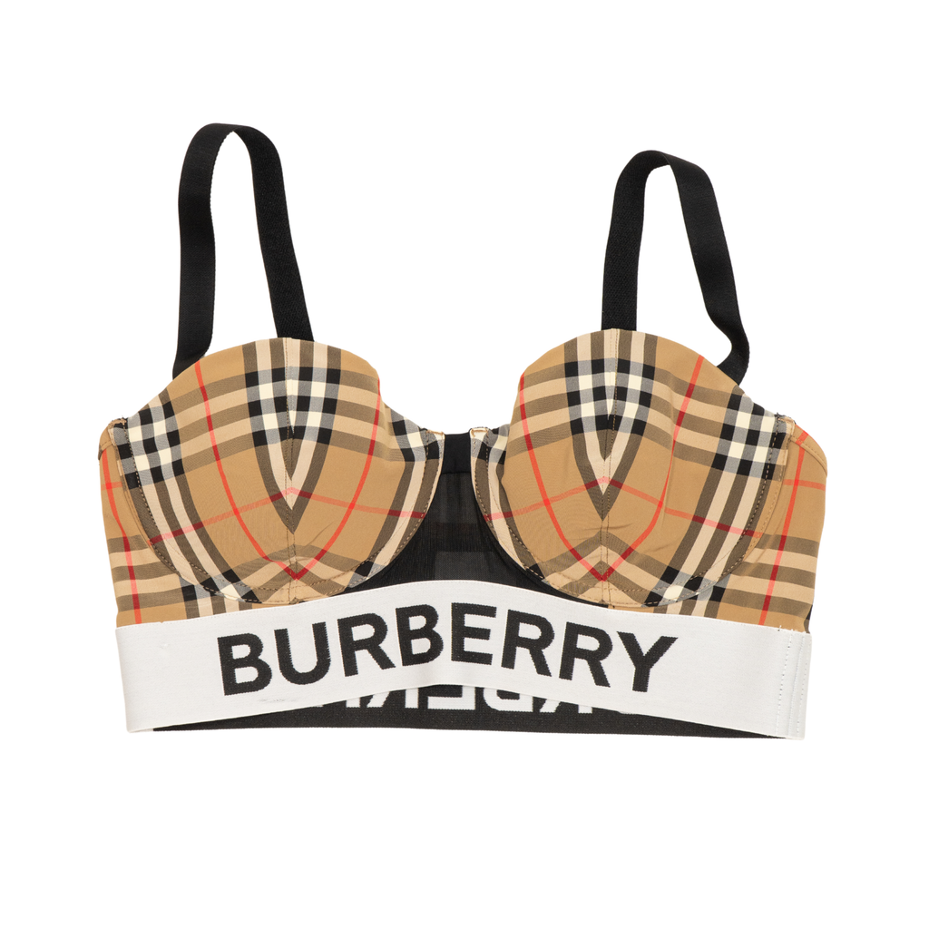 Burberry Novacheck Bikini Top - Women's M