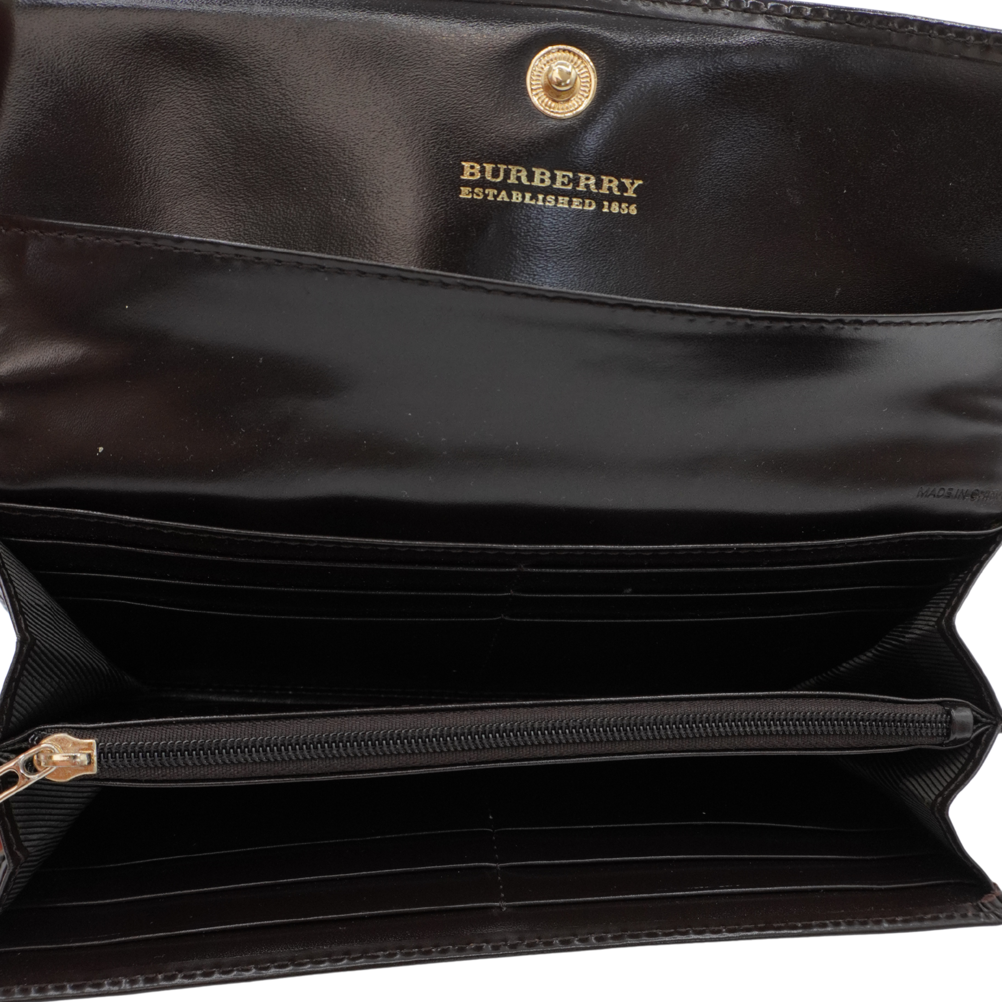 Burberry Quilted Nylon Long Wallet