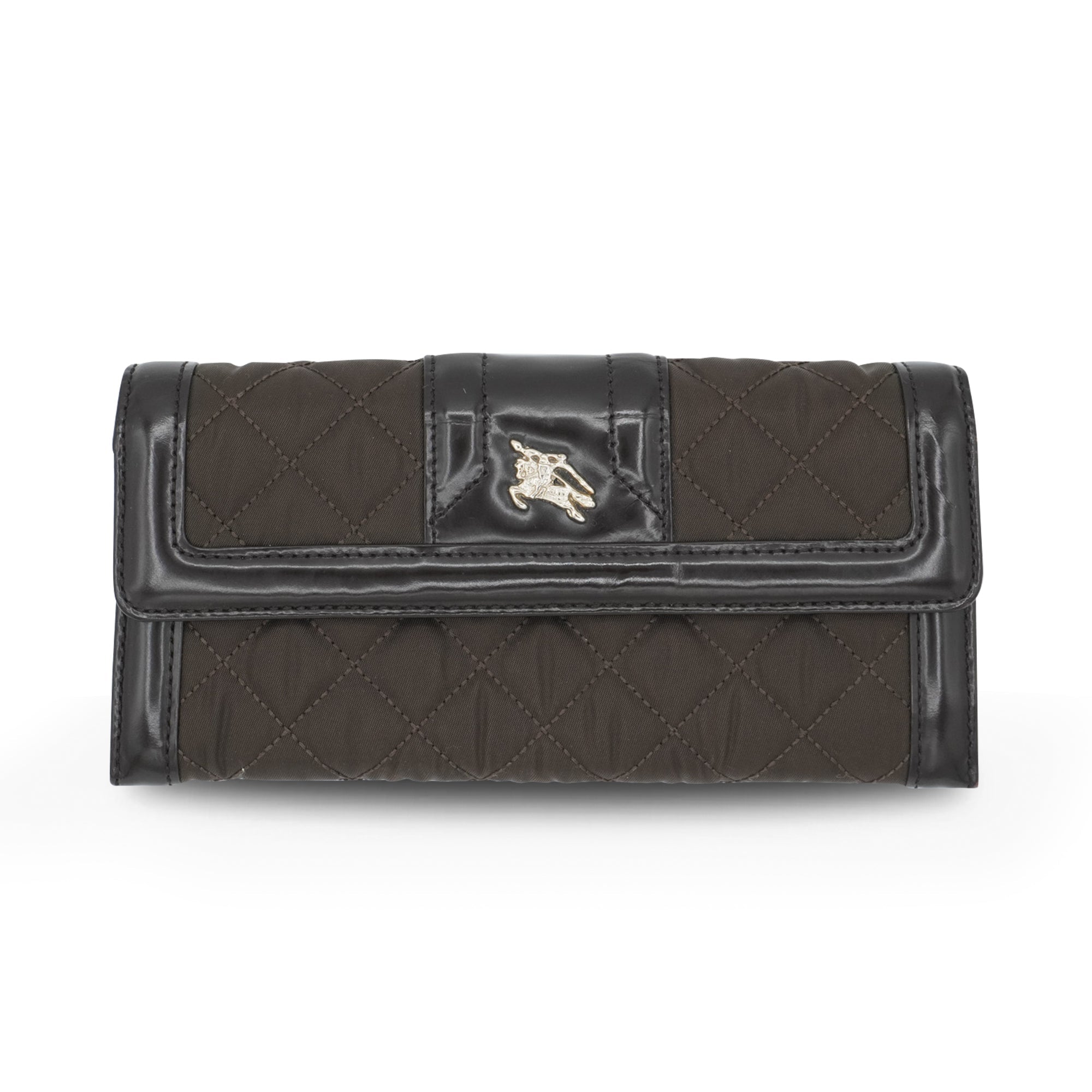 Burberry Quilted Nylon Long Wallet