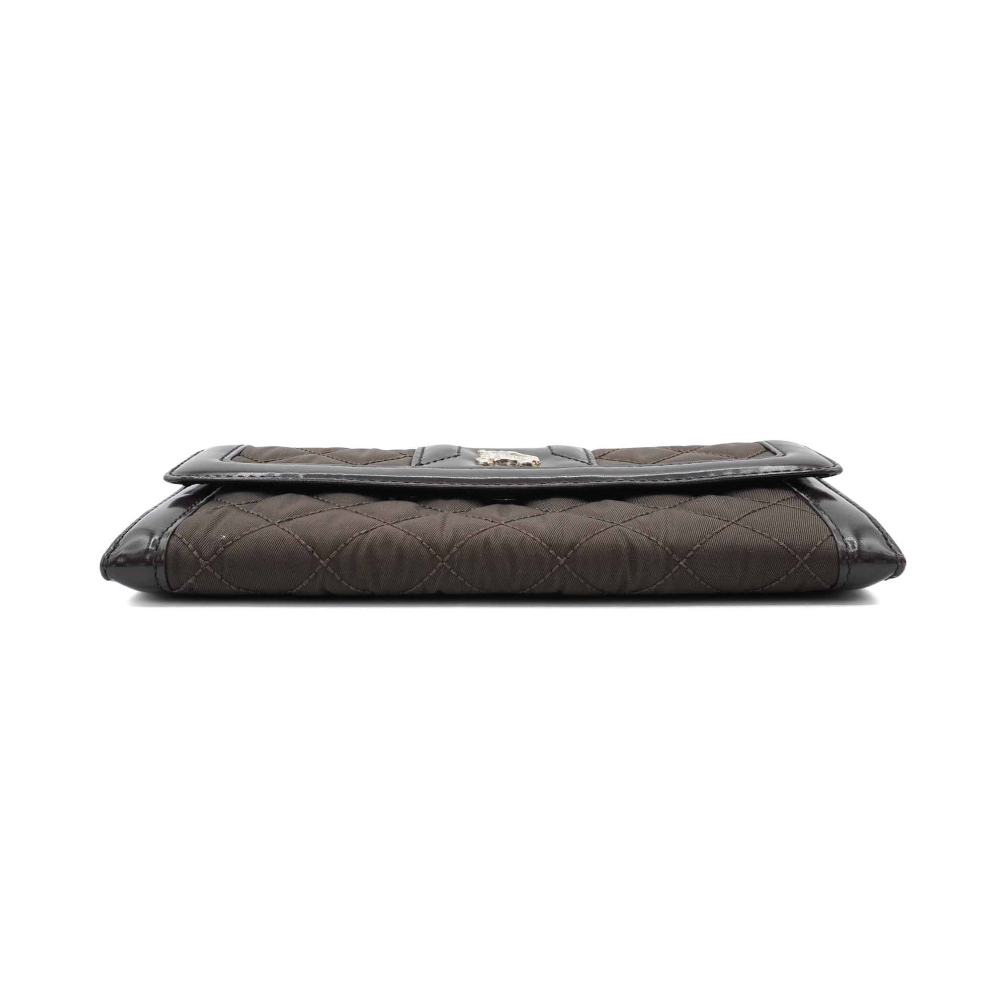 Burberry Quilted Nylon Long Wallet