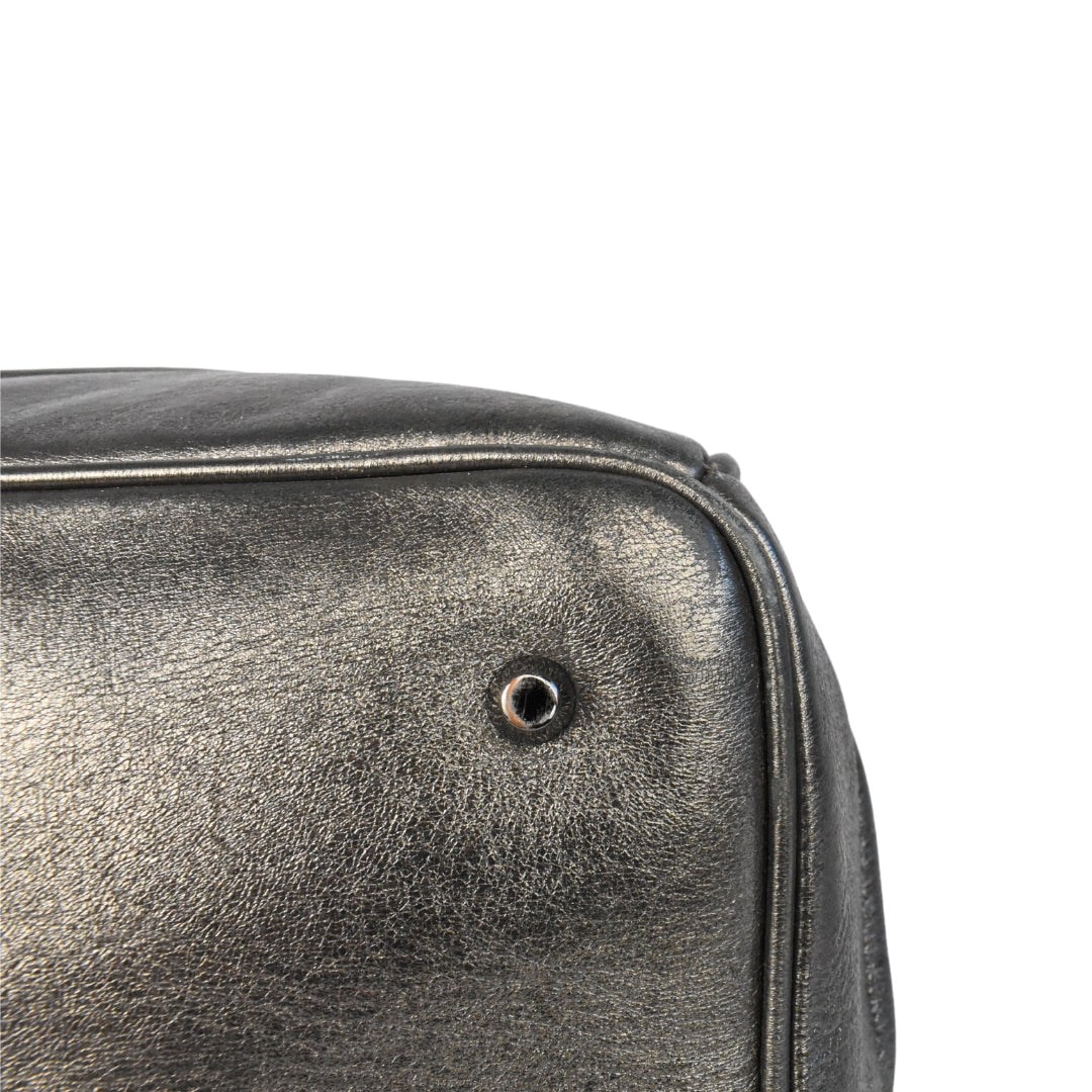 Burberry Metallic Bowler Bag