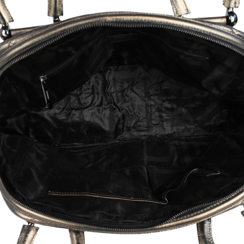 Burberry Metallic Bowler Bag