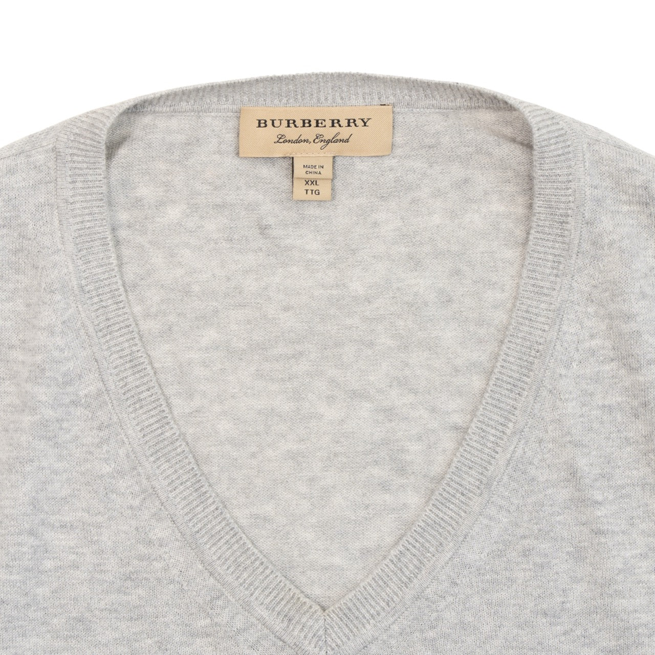 Burberry V-Neck Sweater - Men's XXL