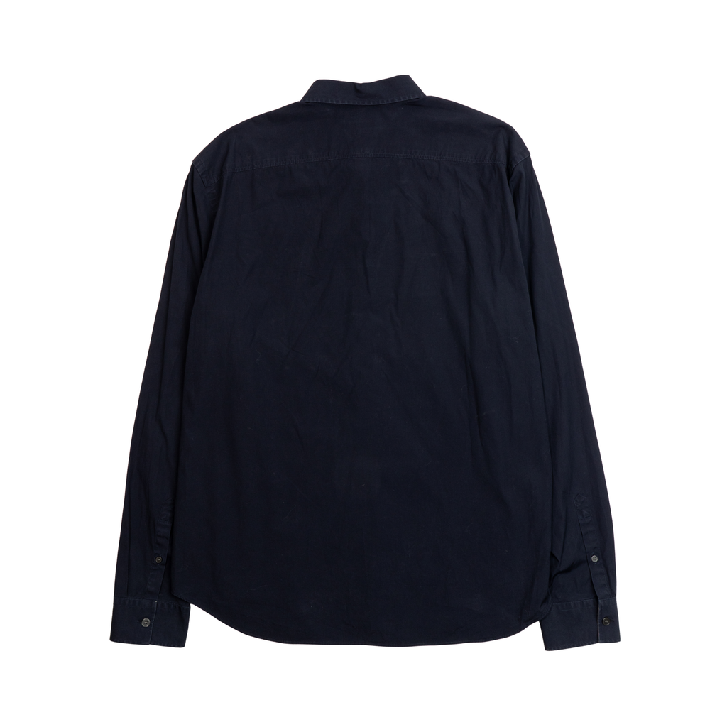 Burberry Brit Navy Button Down - Women's XL