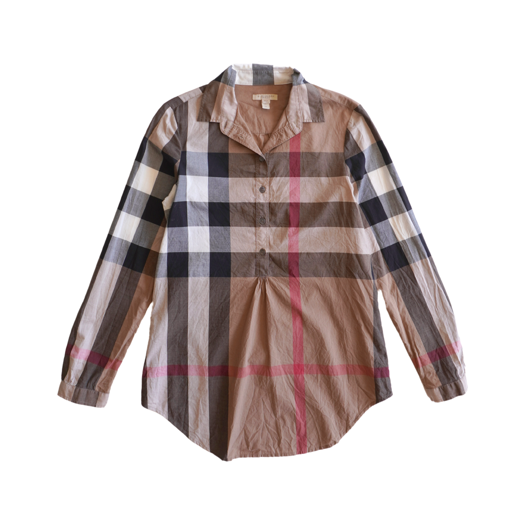 Burberry Brit Novacheck Blouse - Women's XS